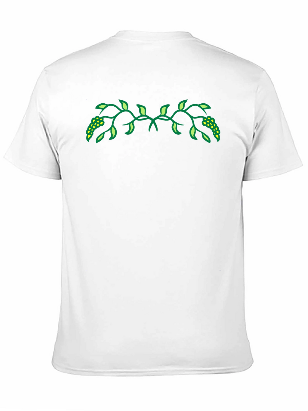 Nature Vine Graphic Black Tee