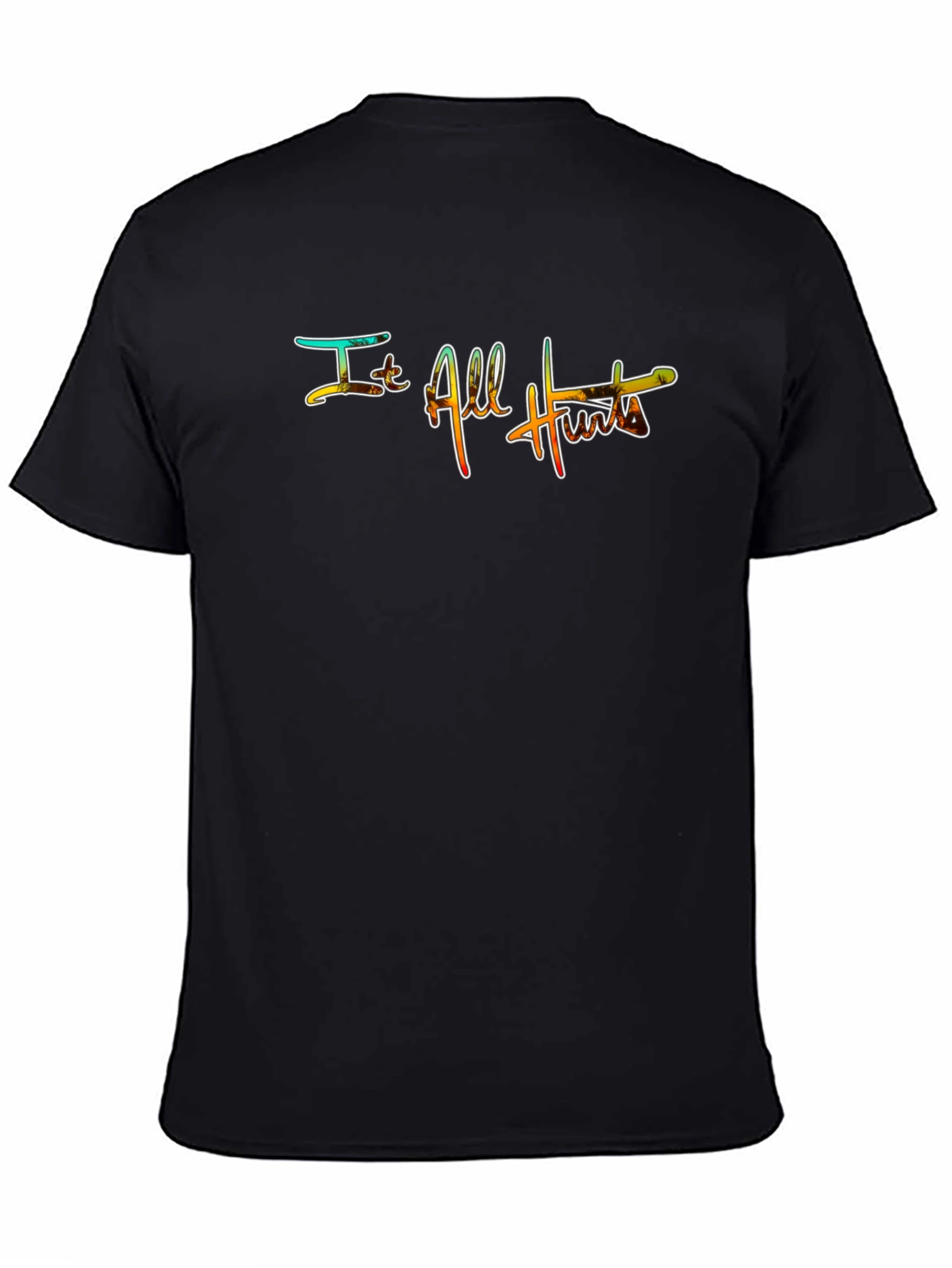 It All Hurts Graphic Tee - Comfort Fit Black T-Shirt