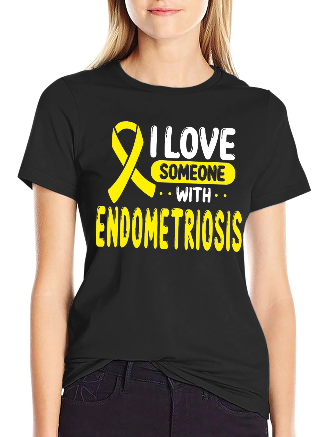 Endometriosis Awareness T-Shirt: I Love Someone