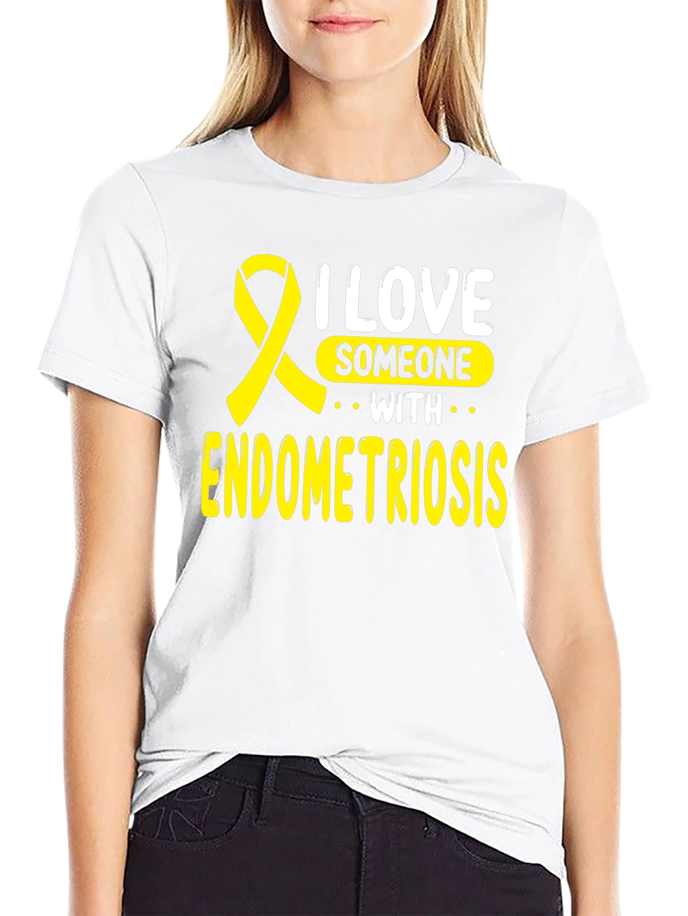 Endometriosis Awareness T-Shirt: I Love Someone