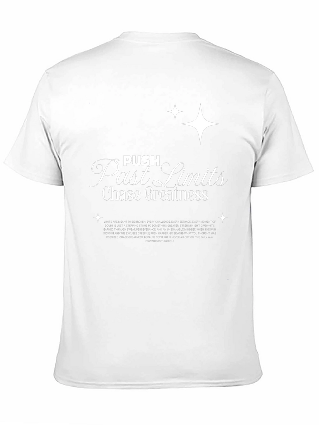 Push Past Limits T-Shirt - Chase Greatness Graphic Tee