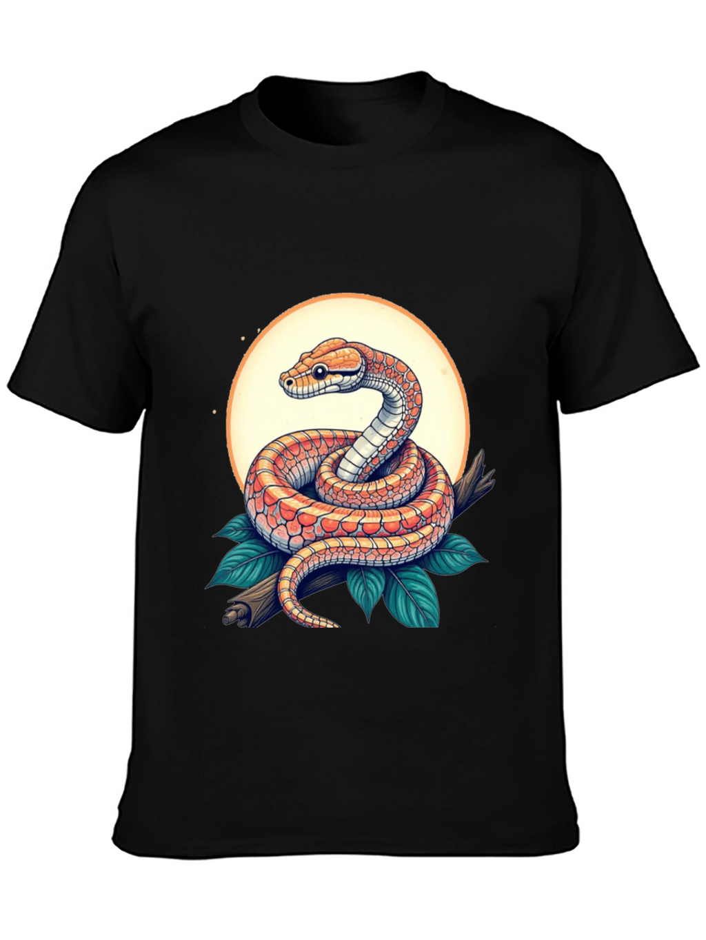 Snake Graphic Tee - Reptile Design