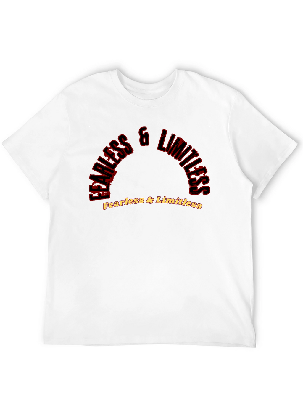 Fearless & Limitless Graphic Black Tee