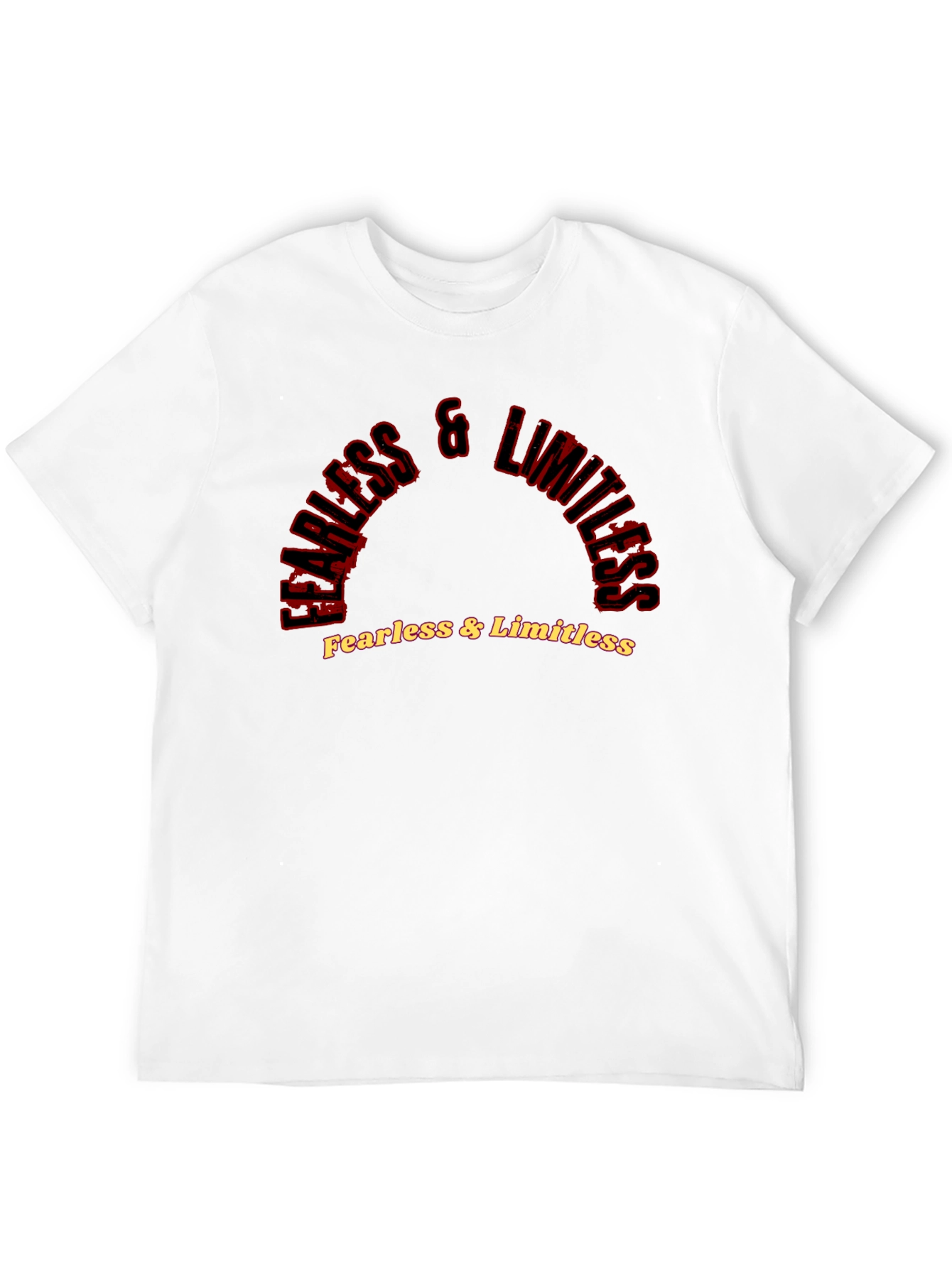 Fearless & Limitless Graphic Black Tee
