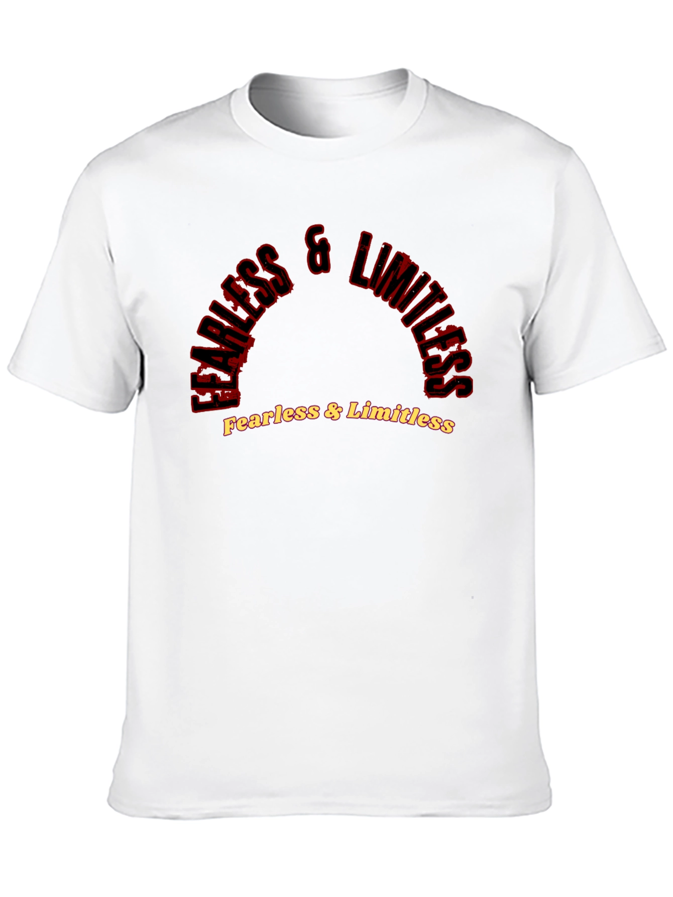 Fearless & Limitless Graphic Black Tee