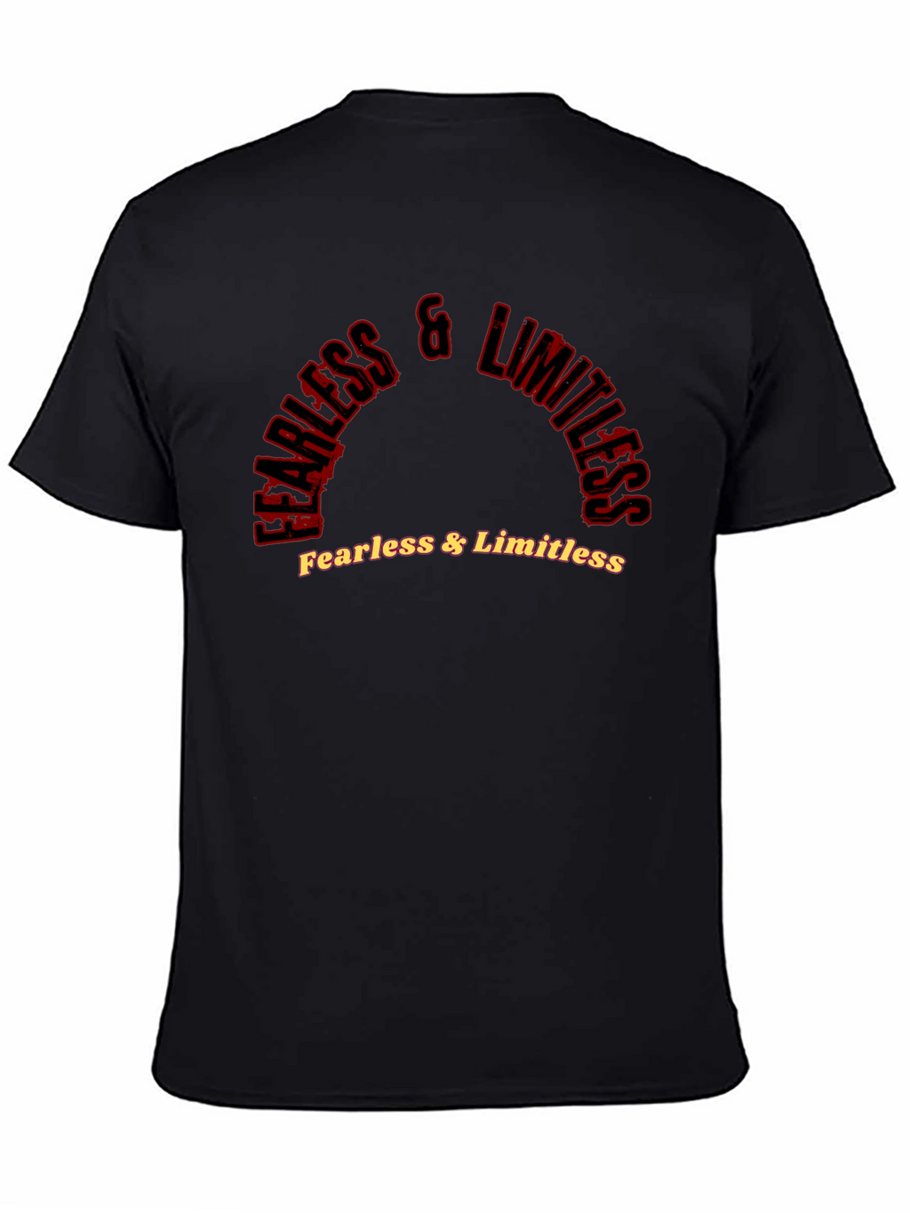 Fearless & Limitless Graphic Black Tee