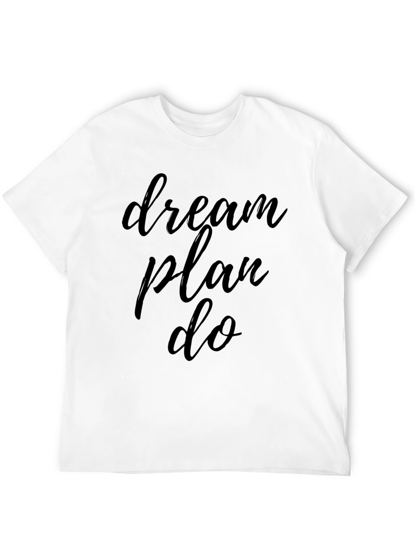 Dream Plan Do Black Graphic Tee