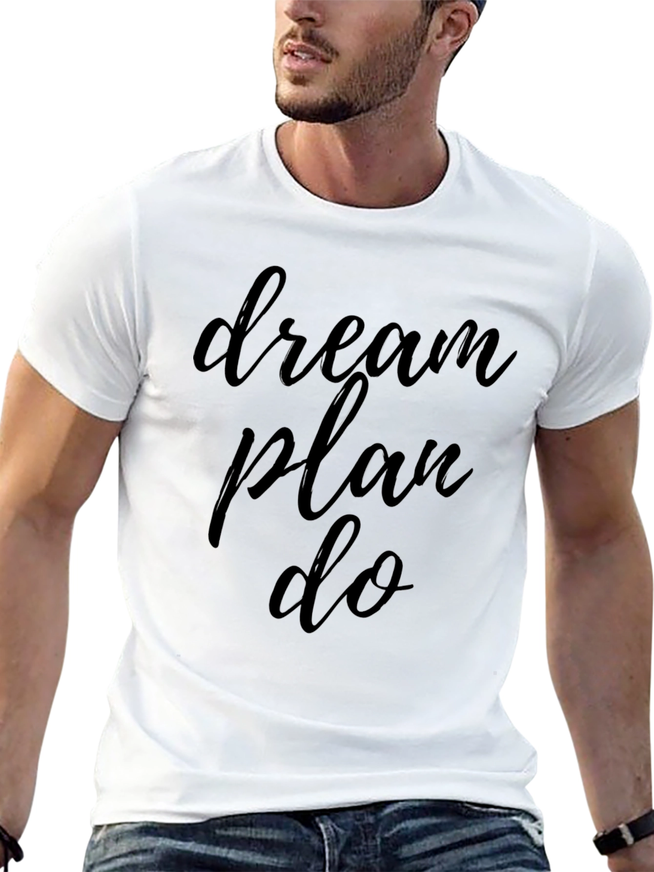 Dream Plan Do Black Graphic Tee