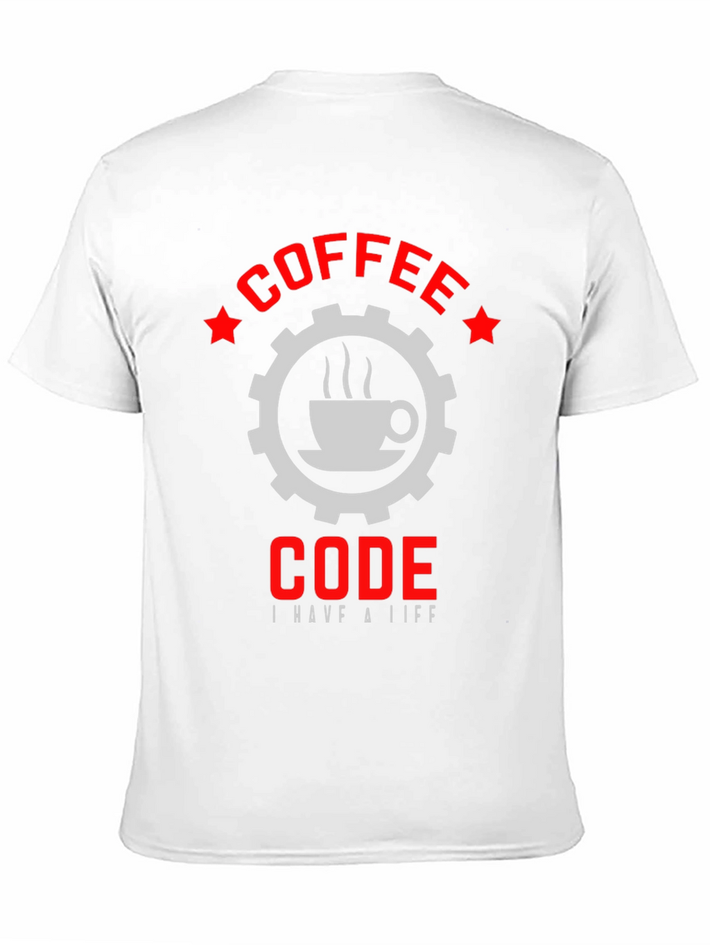 Coffee Code Graphic T-Shirt - Black