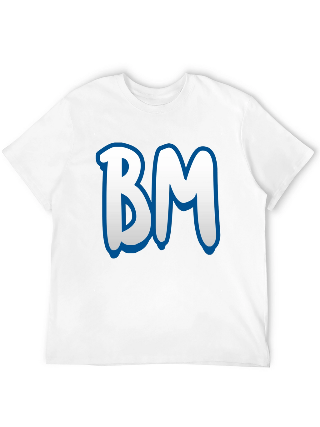BM Initial T-Shirt - Stylish Black Tee