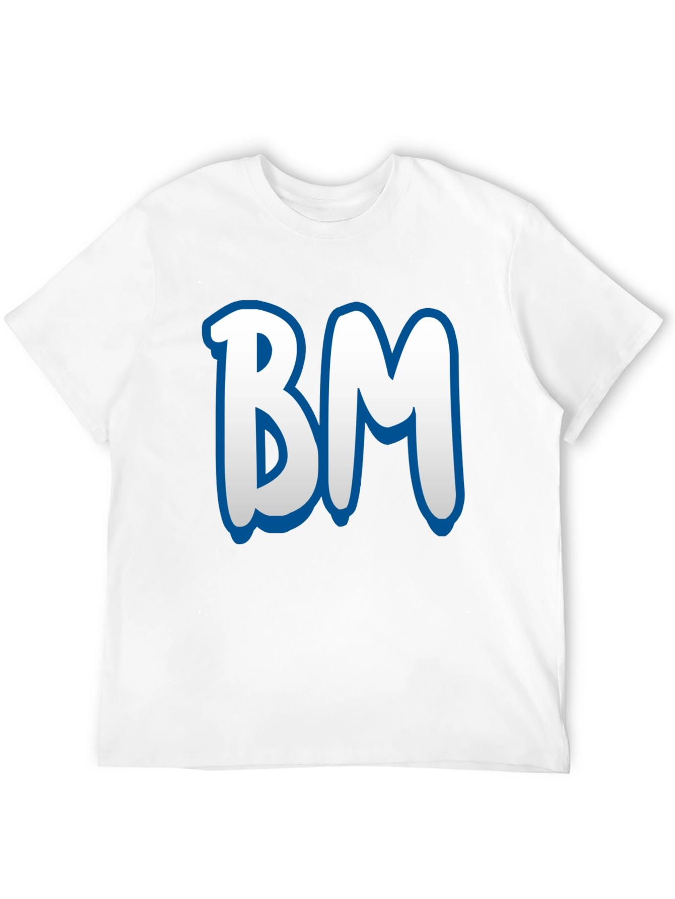 BM Initial T-Shirt - Stylish Black Tee