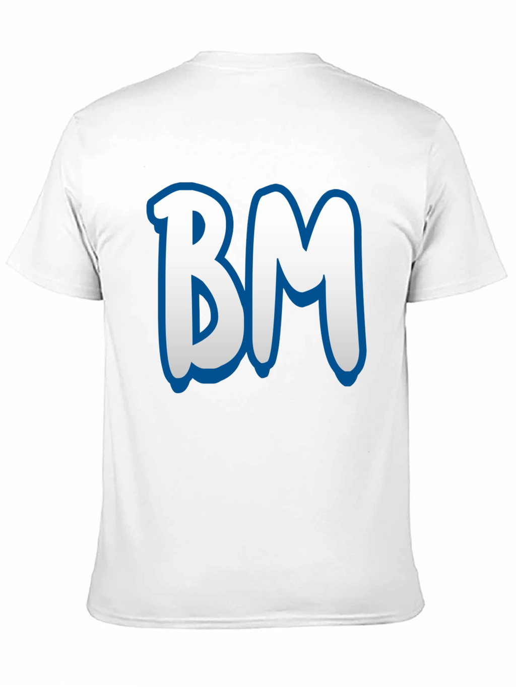 BM Initial T-Shirt - Stylish Black Tee