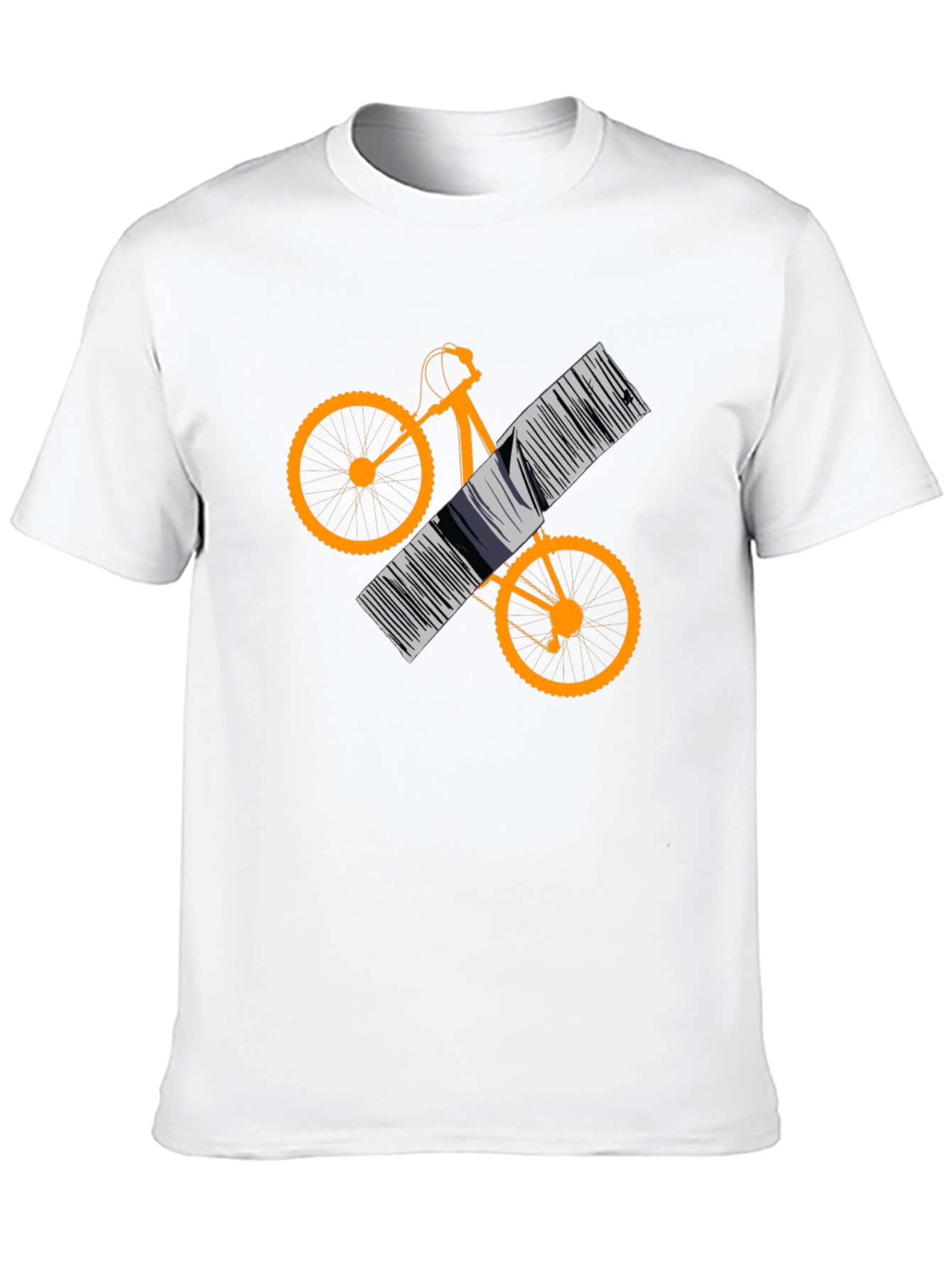 Cool Bike Barcode Graphic Tee