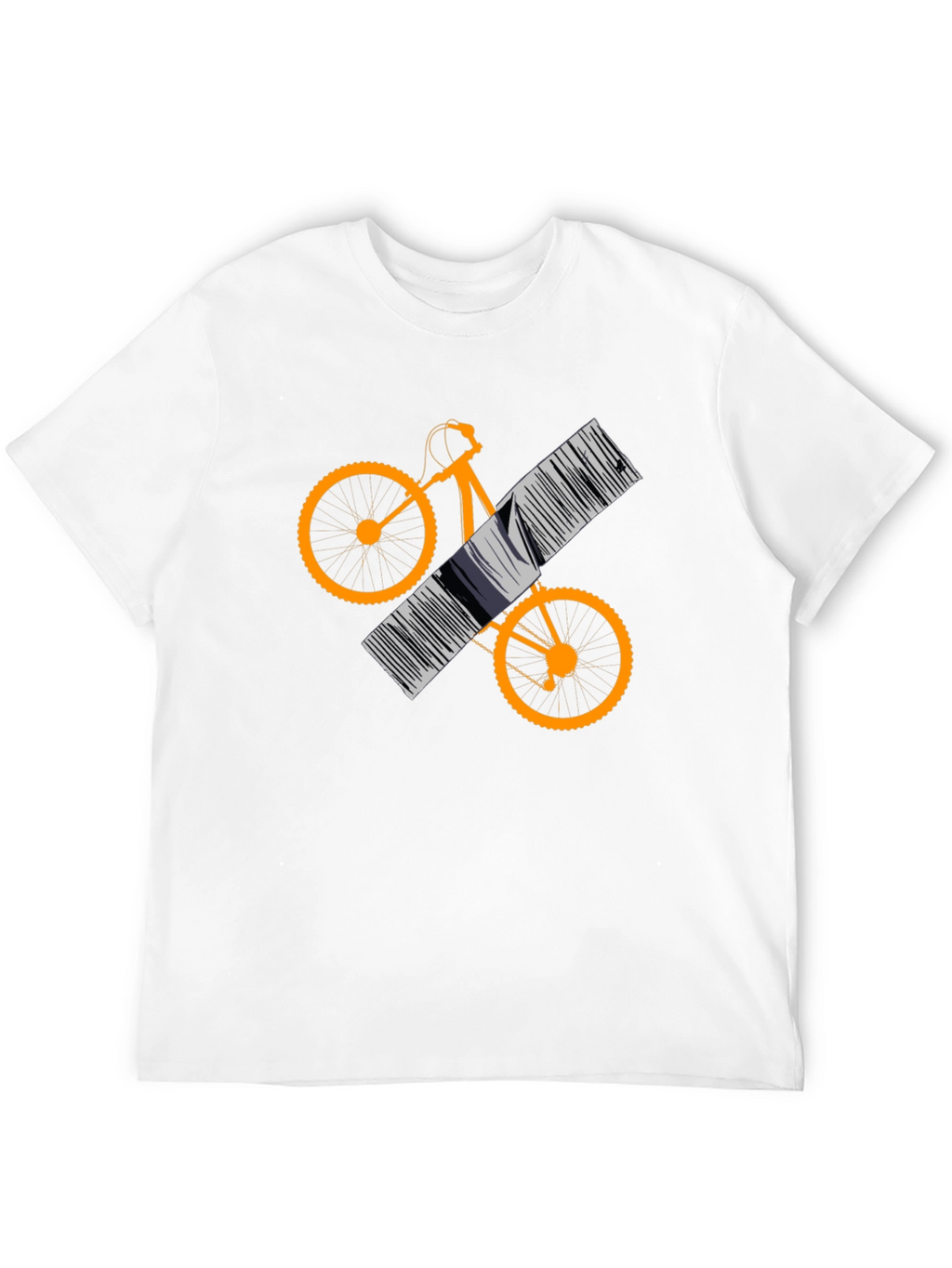 Cool Bike Barcode Graphic Tee