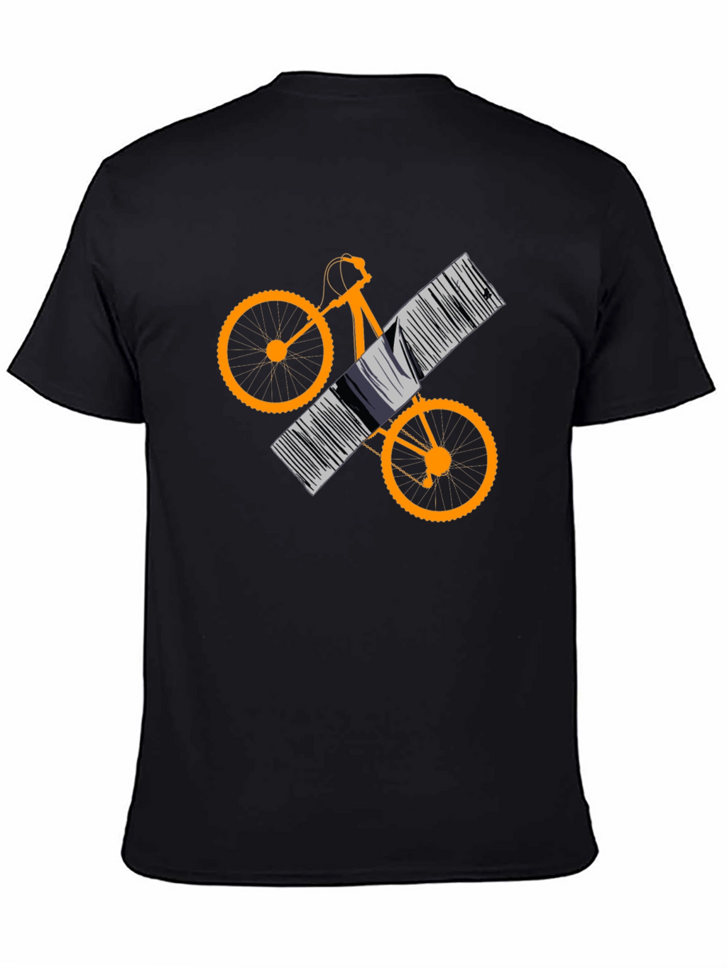 Cool Bike Barcode Graphic Tee