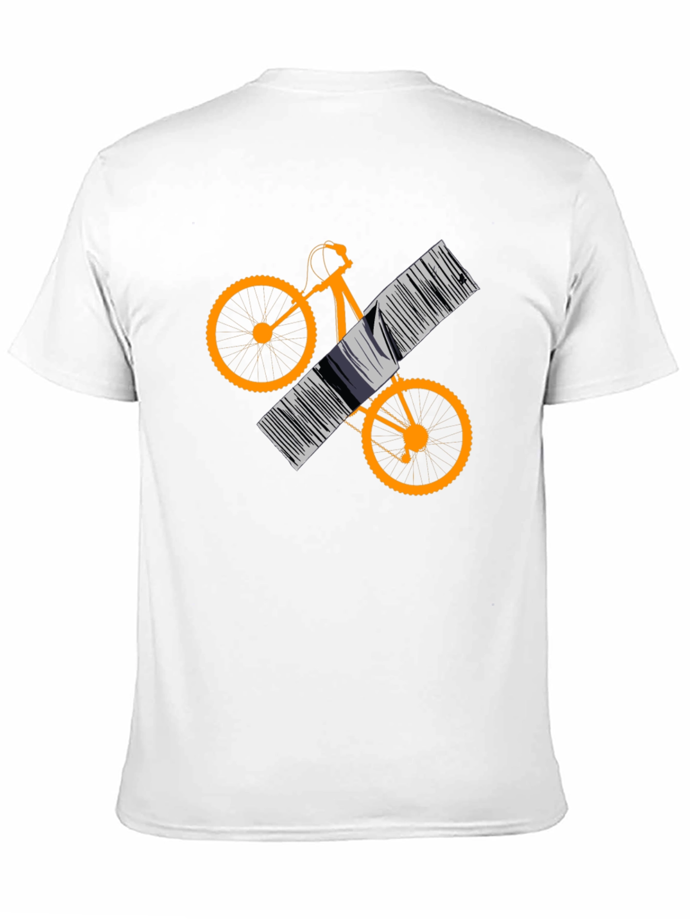 Cool Bike Barcode Graphic Tee