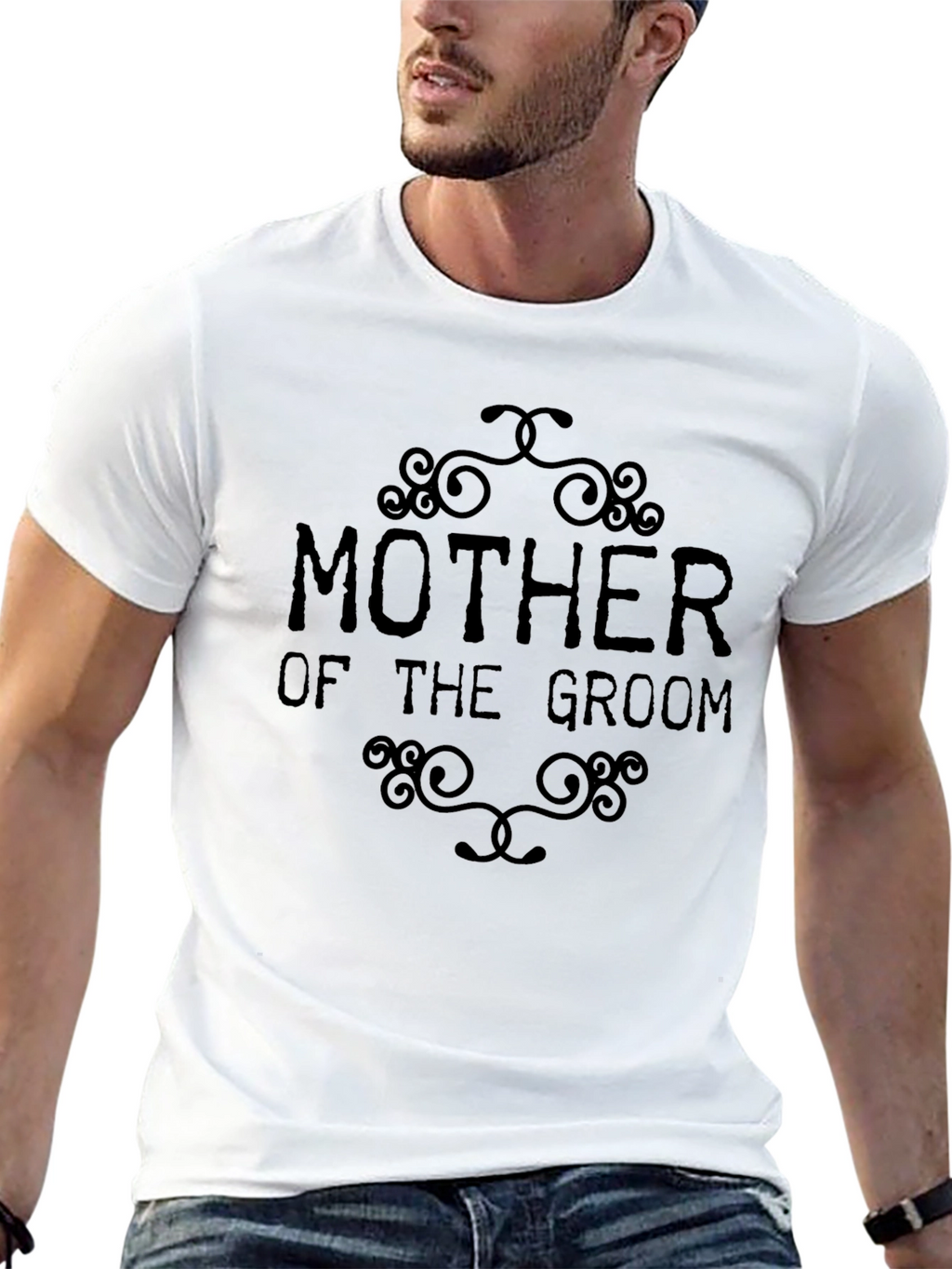 Mother of the Groom Black Graphic Tee