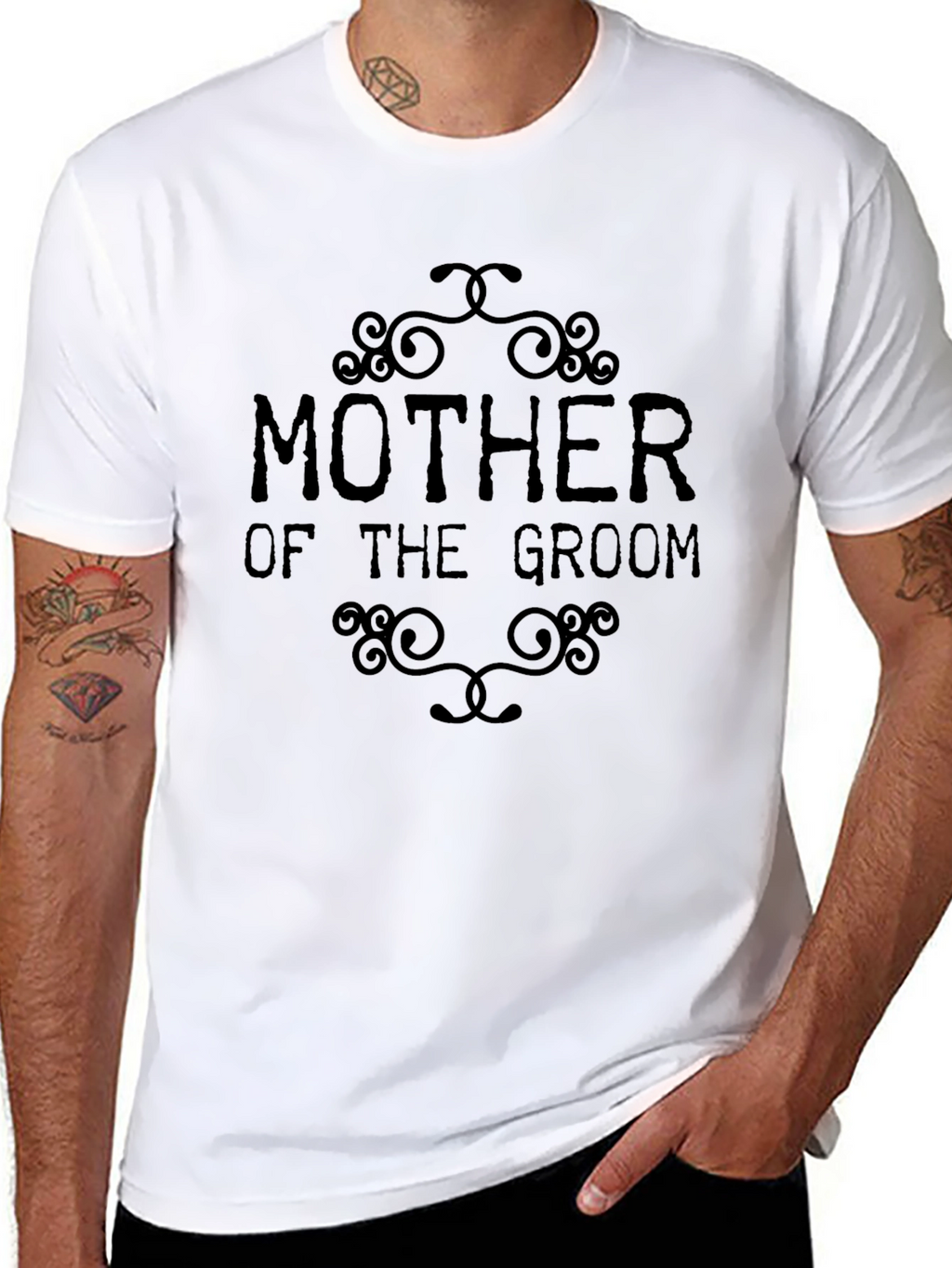 Mother of the Groom Black Graphic Tee
