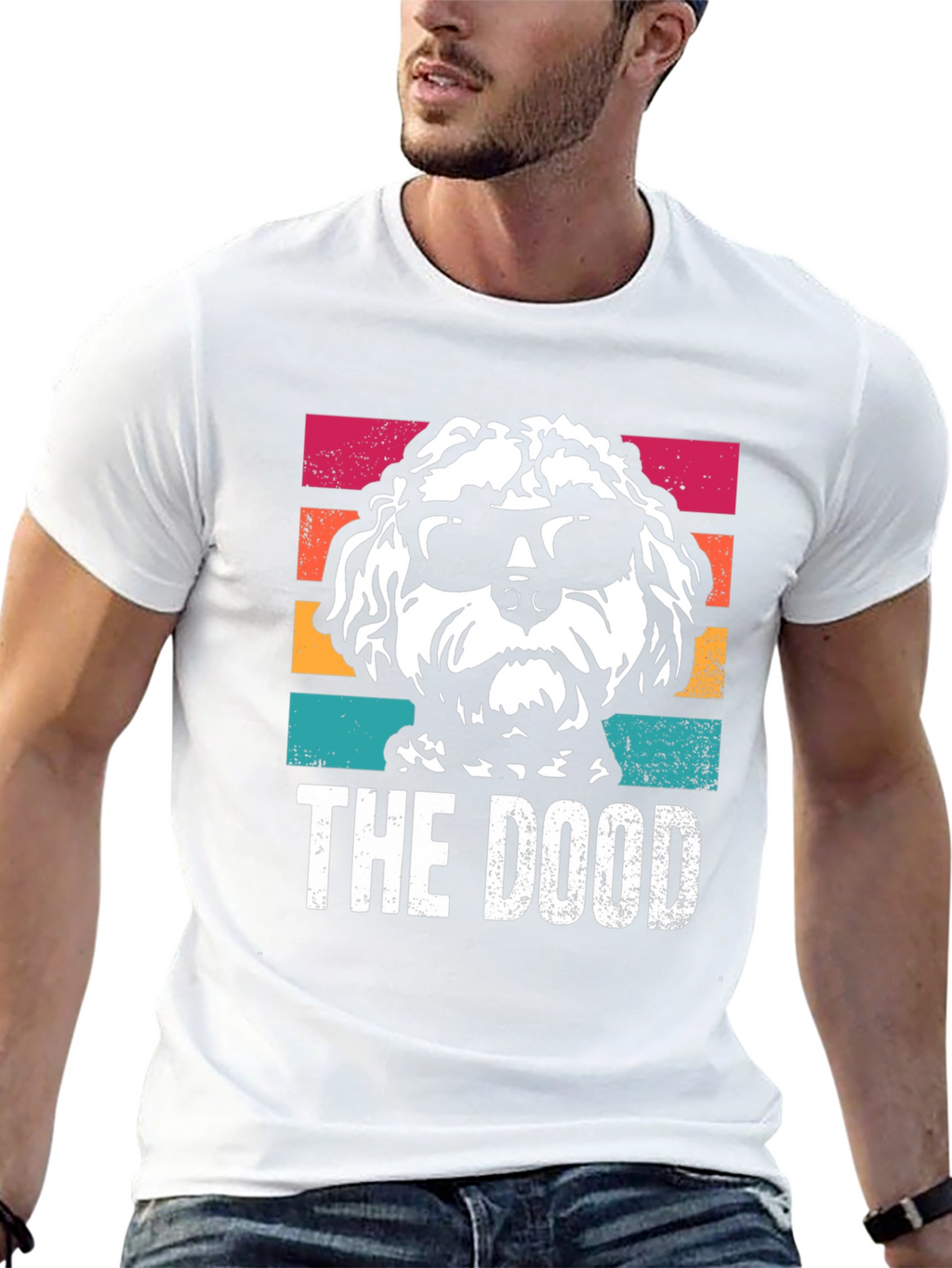 Cool Dood T-Shirt: Dog in Shades Graphic Tee
