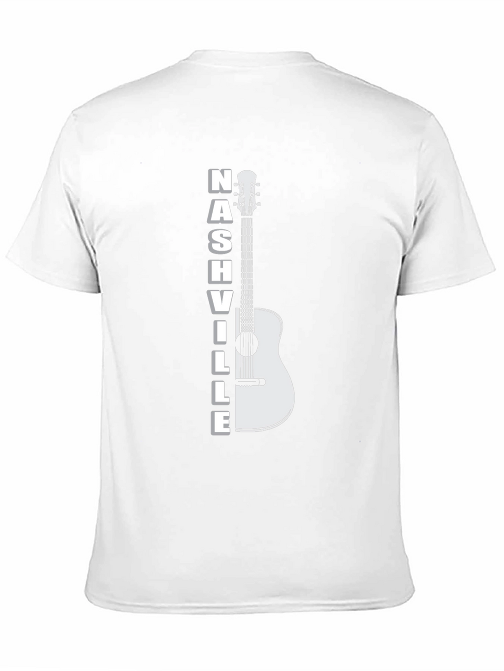Nashville Guitar Graphic T-Shirt - Cool Music City Tee