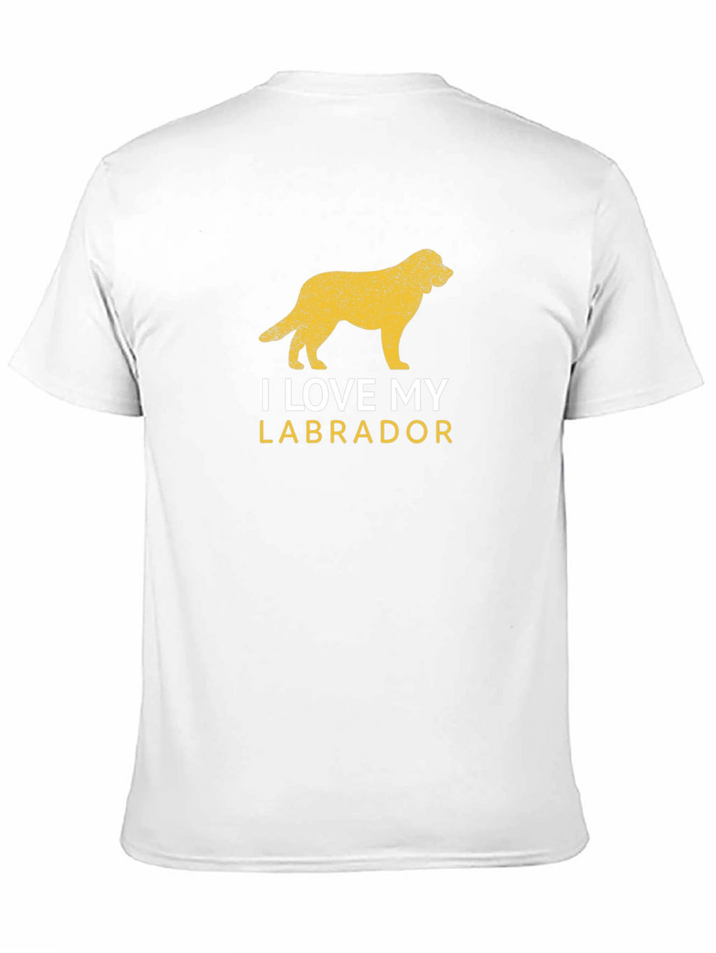 I Love My Labrador Black T-Shirt