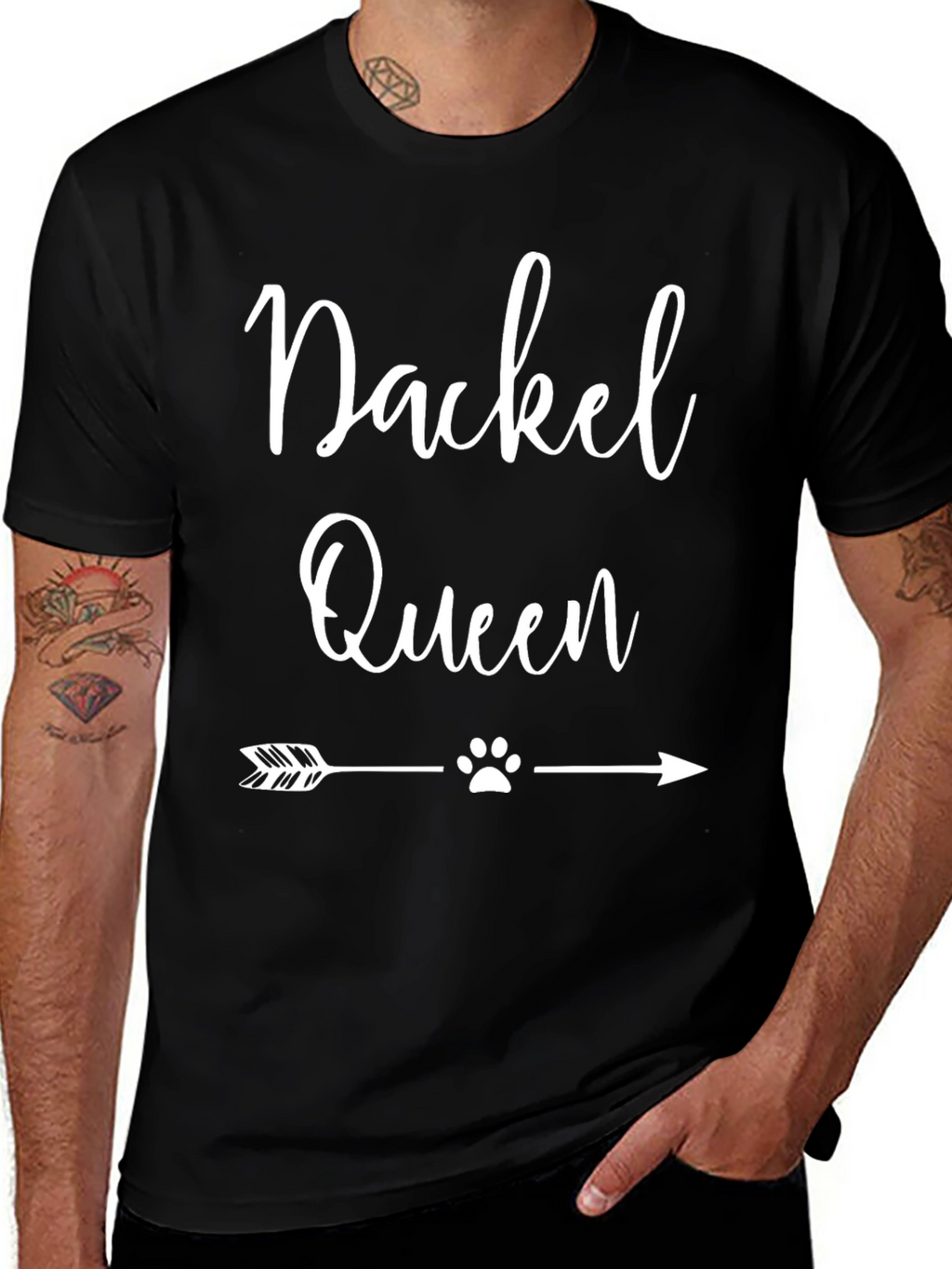 Dackel Queen T-Shirt Dachshund Dog Lover Tee