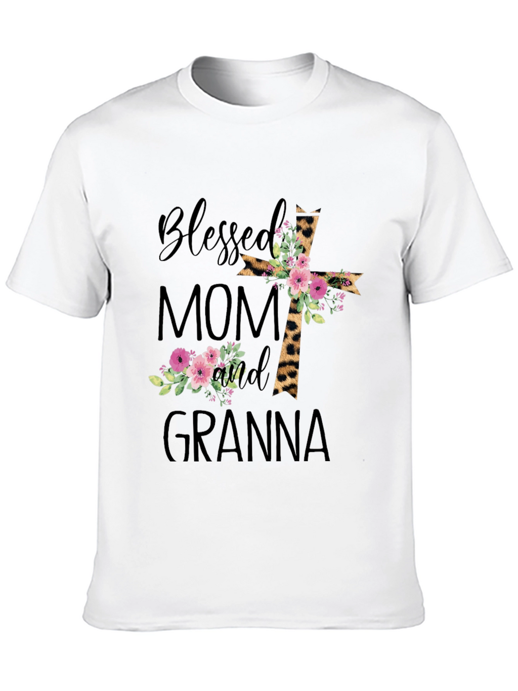 Blessed Mom and Granna Graphic T-Shirt
