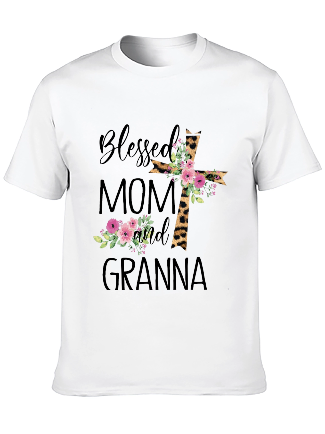 Blessed Mom and Granna Graphic T-Shirt