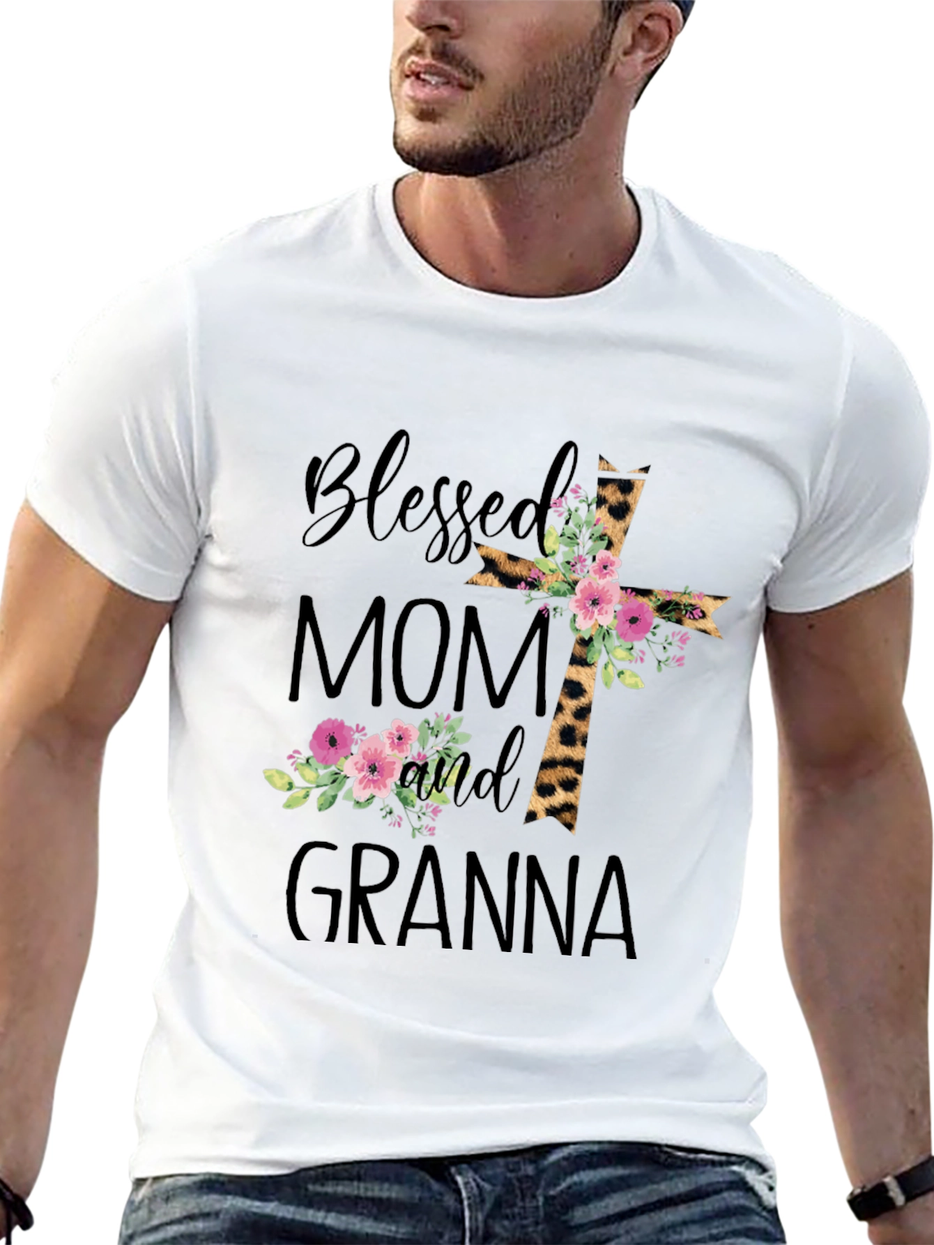 Blessed Mom and Granna Graphic T-Shirt