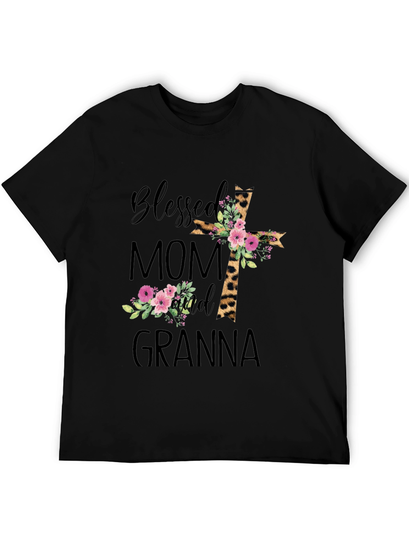 Blessed Mom and Granna Graphic T-Shirt
