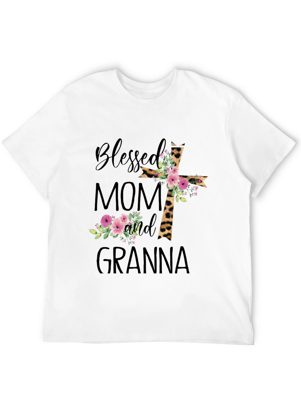 Blessed Mom and Granna Graphic T-Shirt