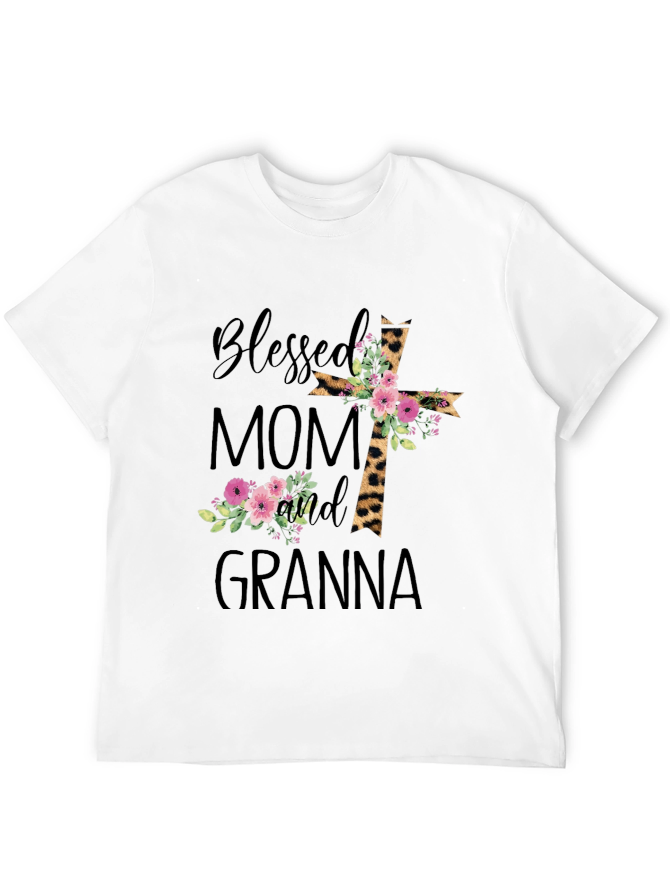 Blessed Mom and Granna Graphic T-Shirt