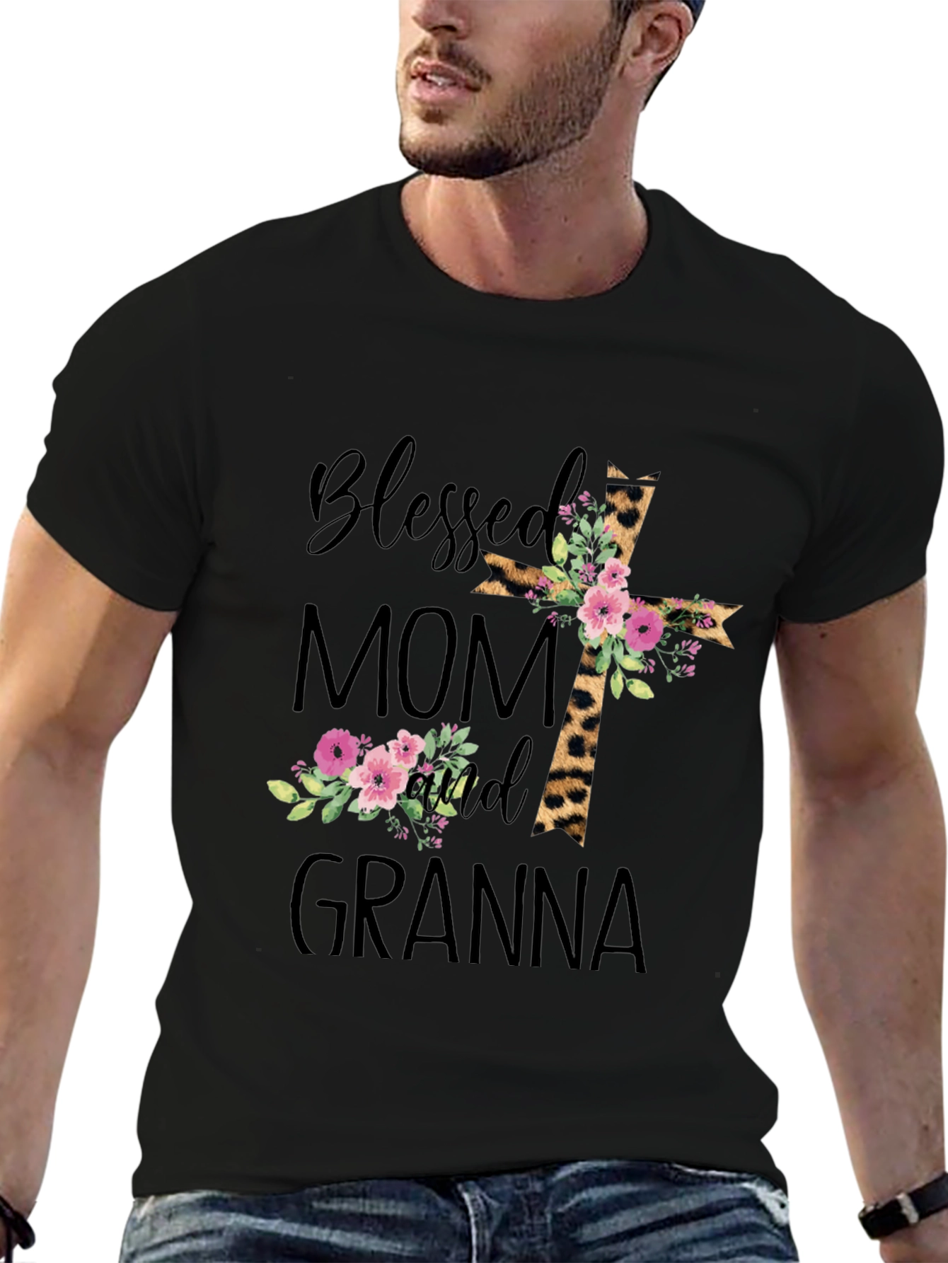 Blessed Mom and Granna Graphic T-Shirt