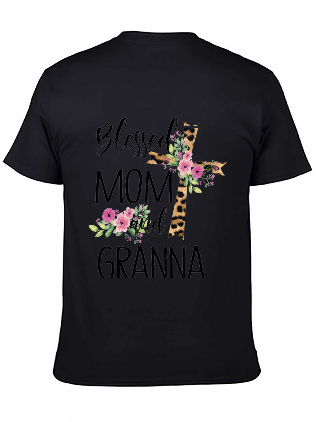 Blessed Mom and Granna Graphic T-Shirt