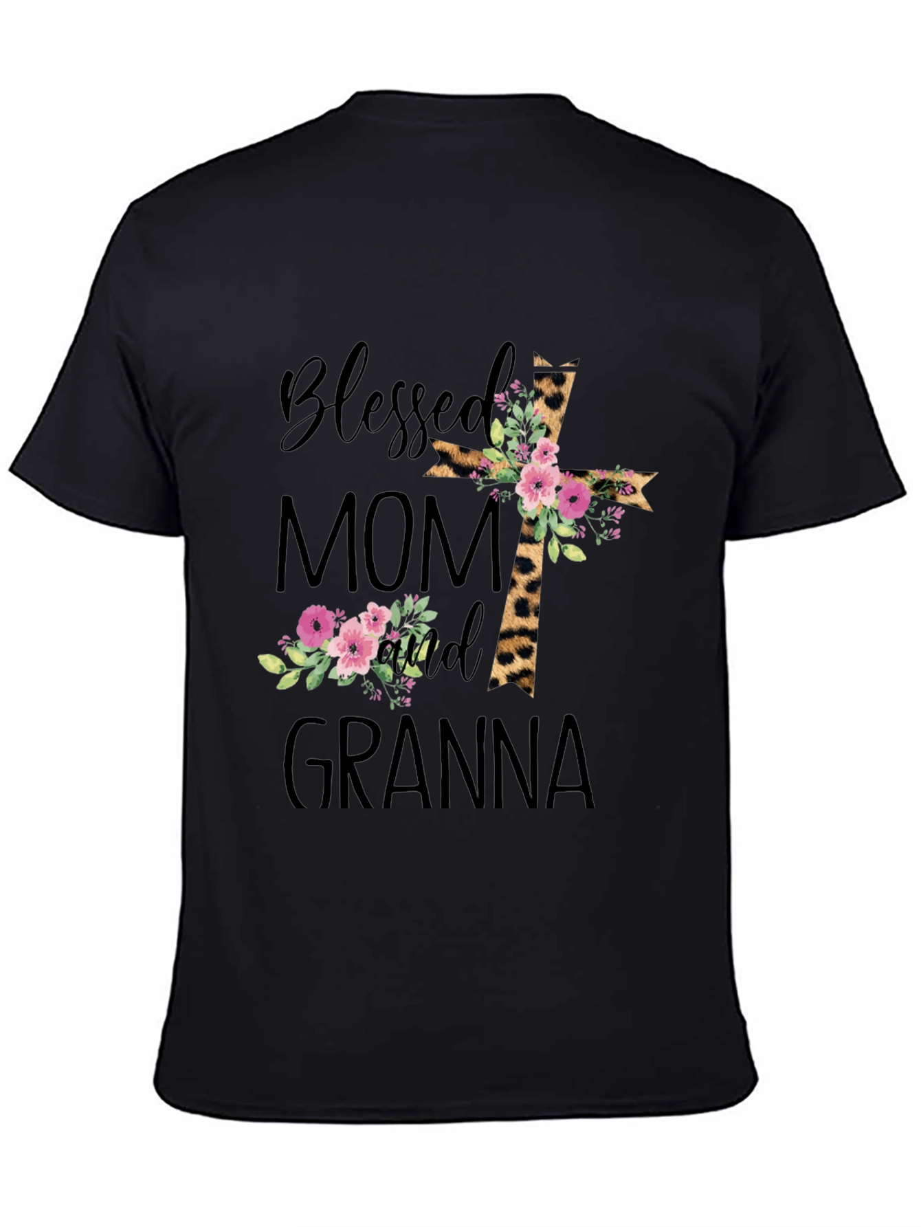 Blessed Mom and Granna Graphic T-Shirt
