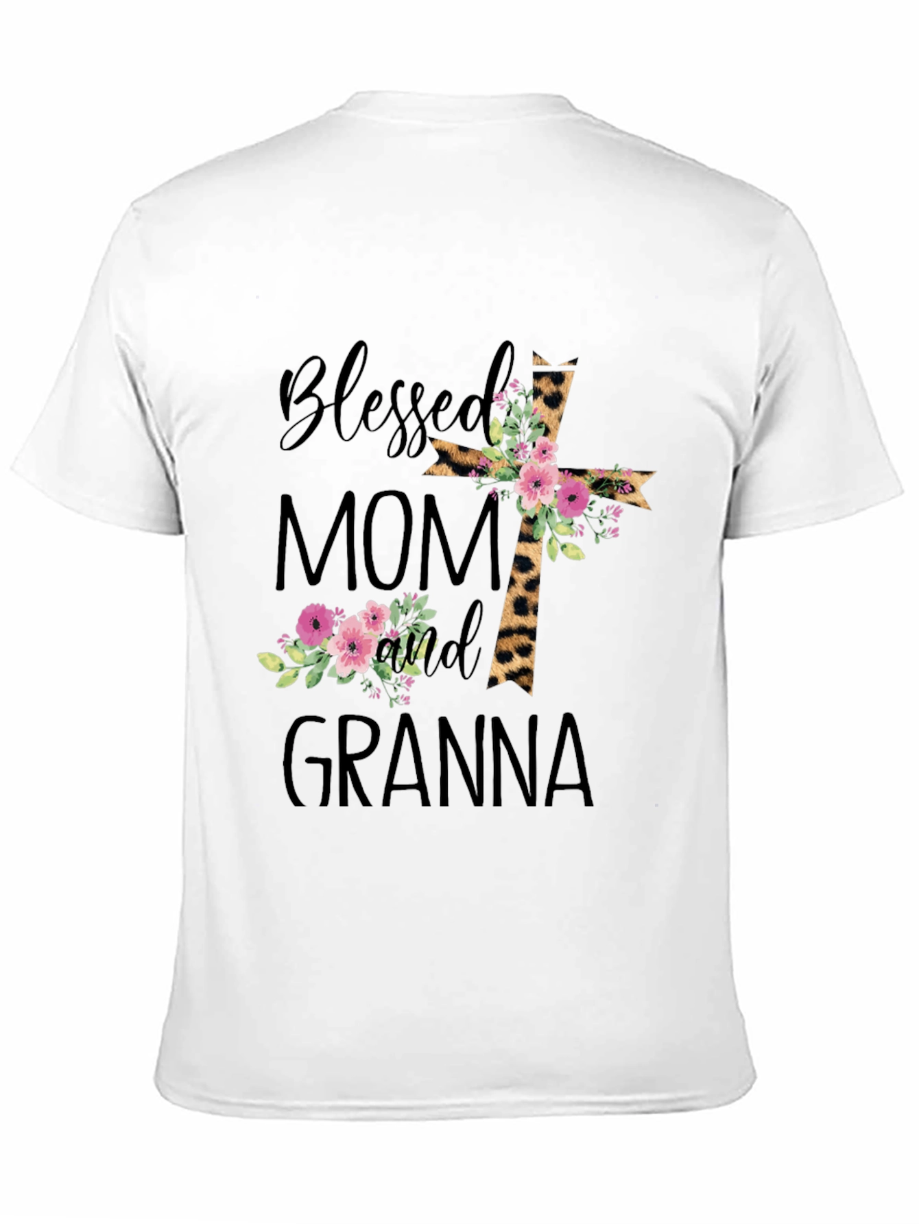 Blessed Mom and Granna Graphic T-Shirt