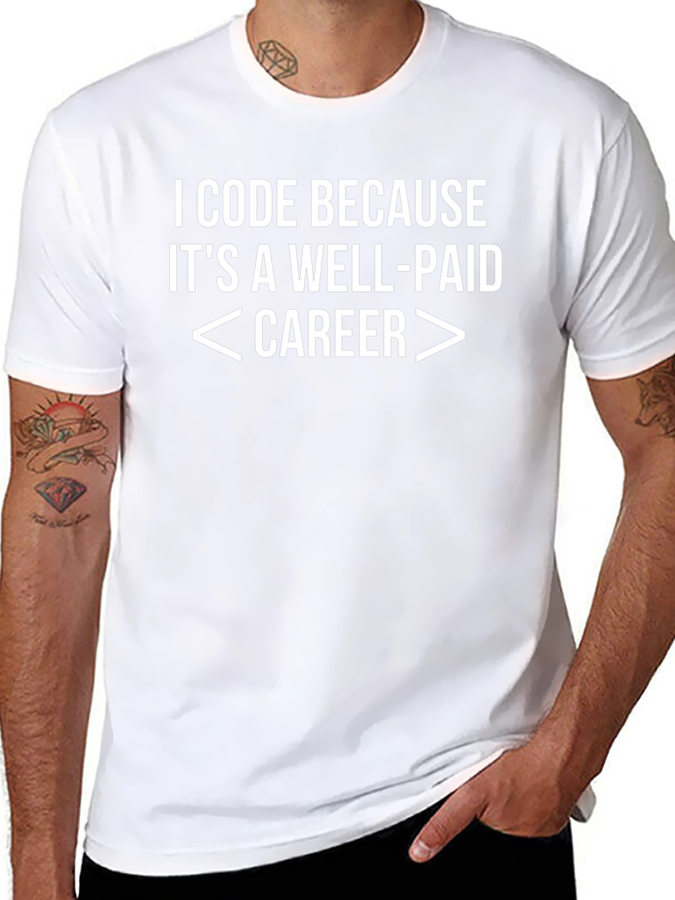 I Code Because T-Shirt - Funny Programmer Tee