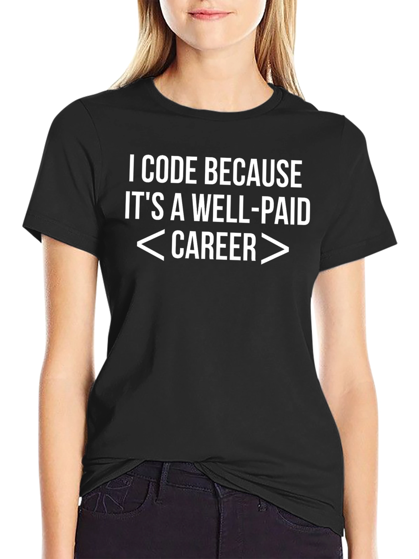 I Code Because T-Shirt - Funny Programmer Tee