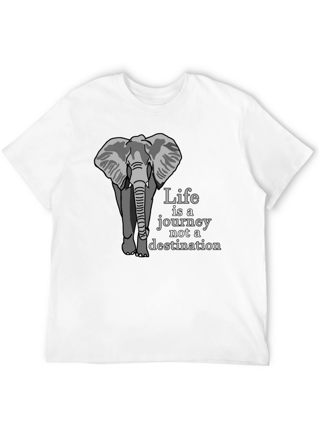 Elephant Life is a Journey Graphic Tee