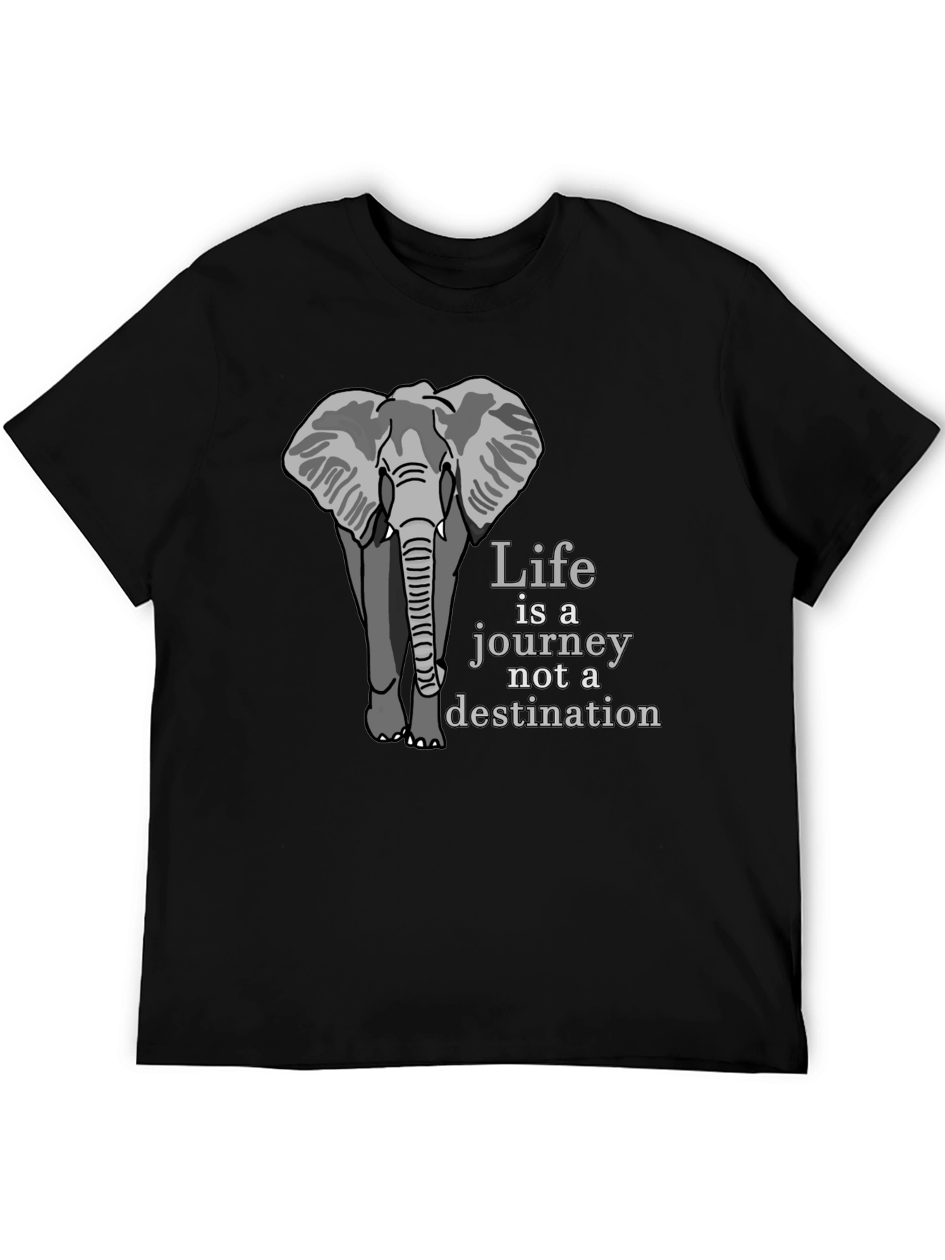 Elephant Life is a Journey Graphic Tee