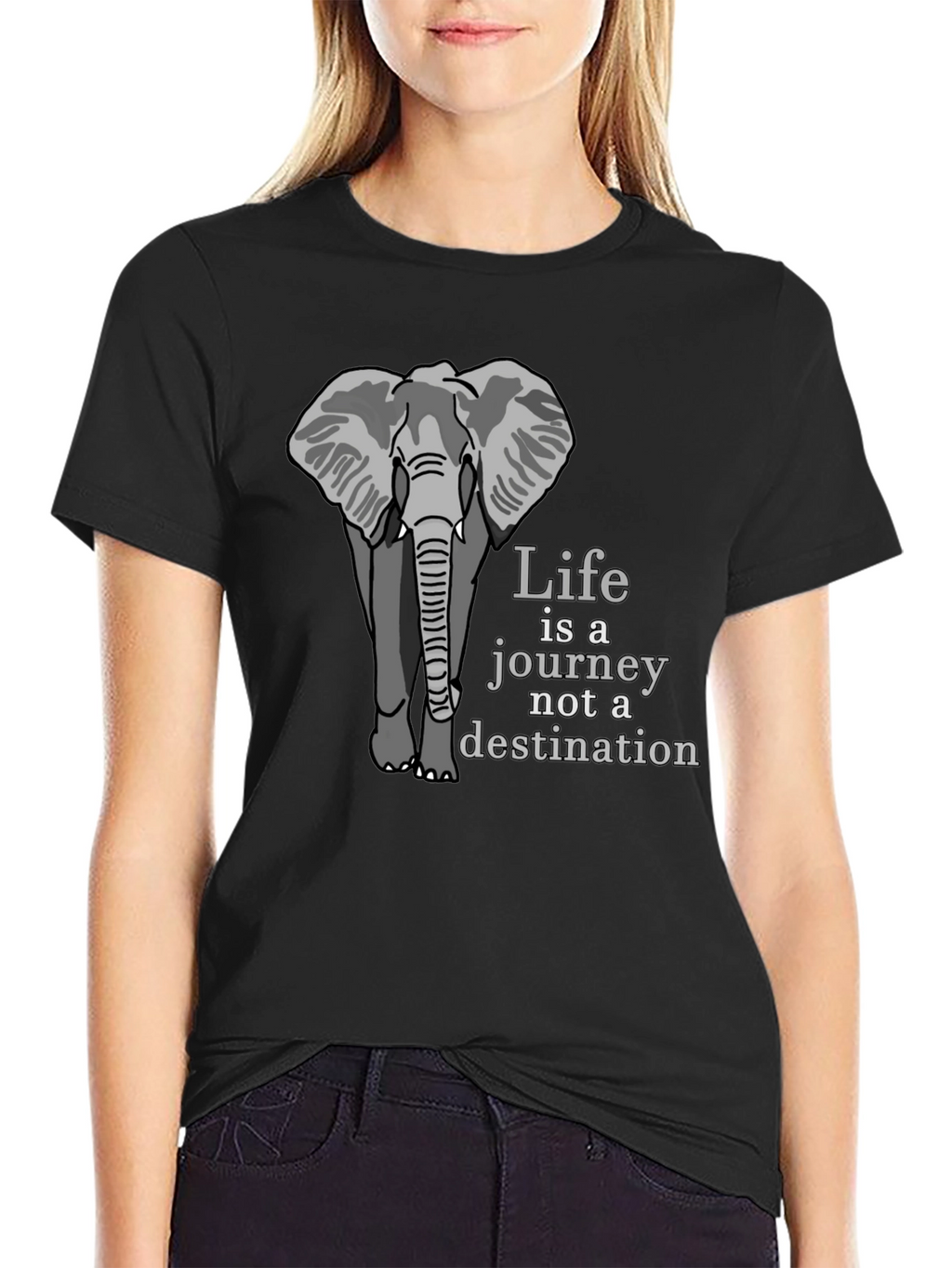 Elephant Life is a Journey Graphic Tee