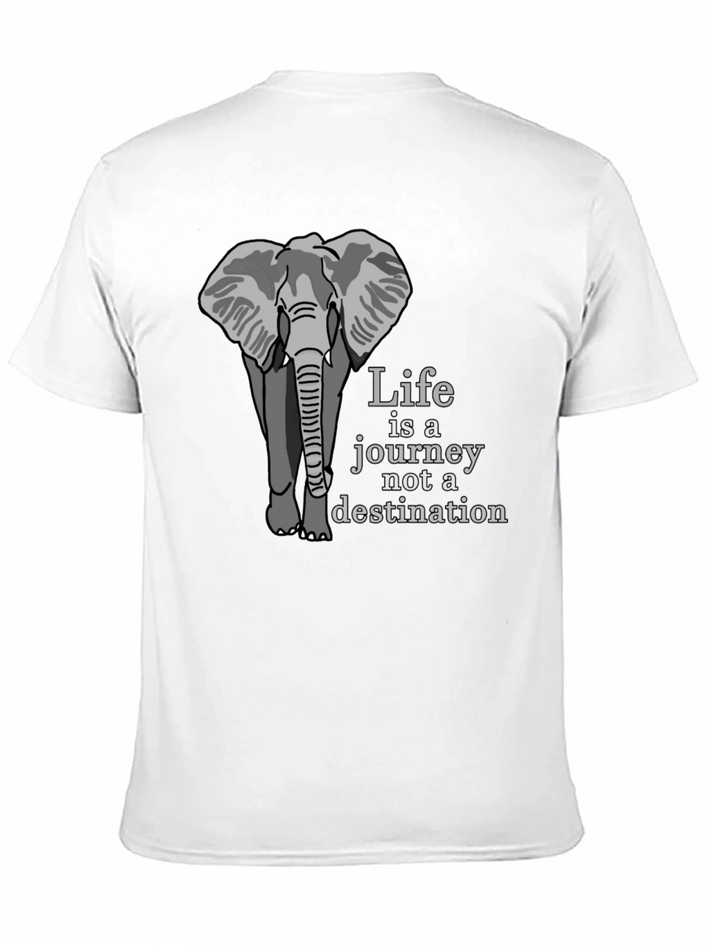 Elephant Life is a Journey Graphic Tee