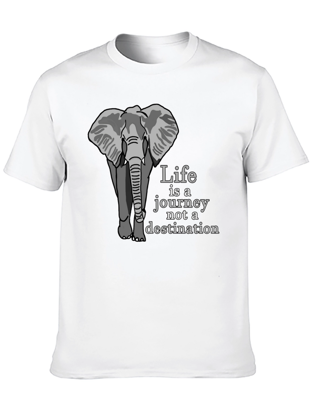 Elephant Life is a Journey Graphic Tee