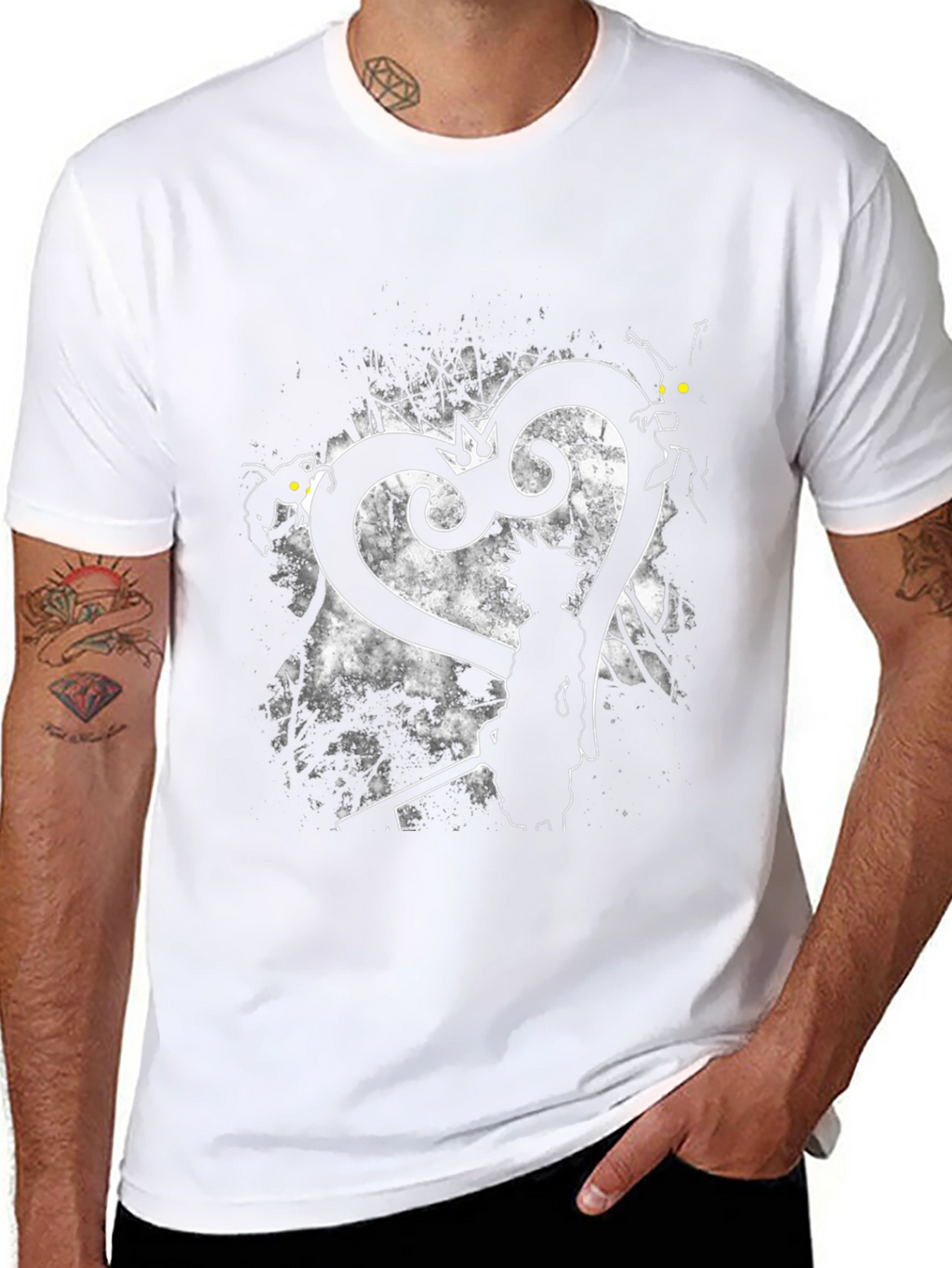 Kingdom Hearts Graphic T-Shirt - Black