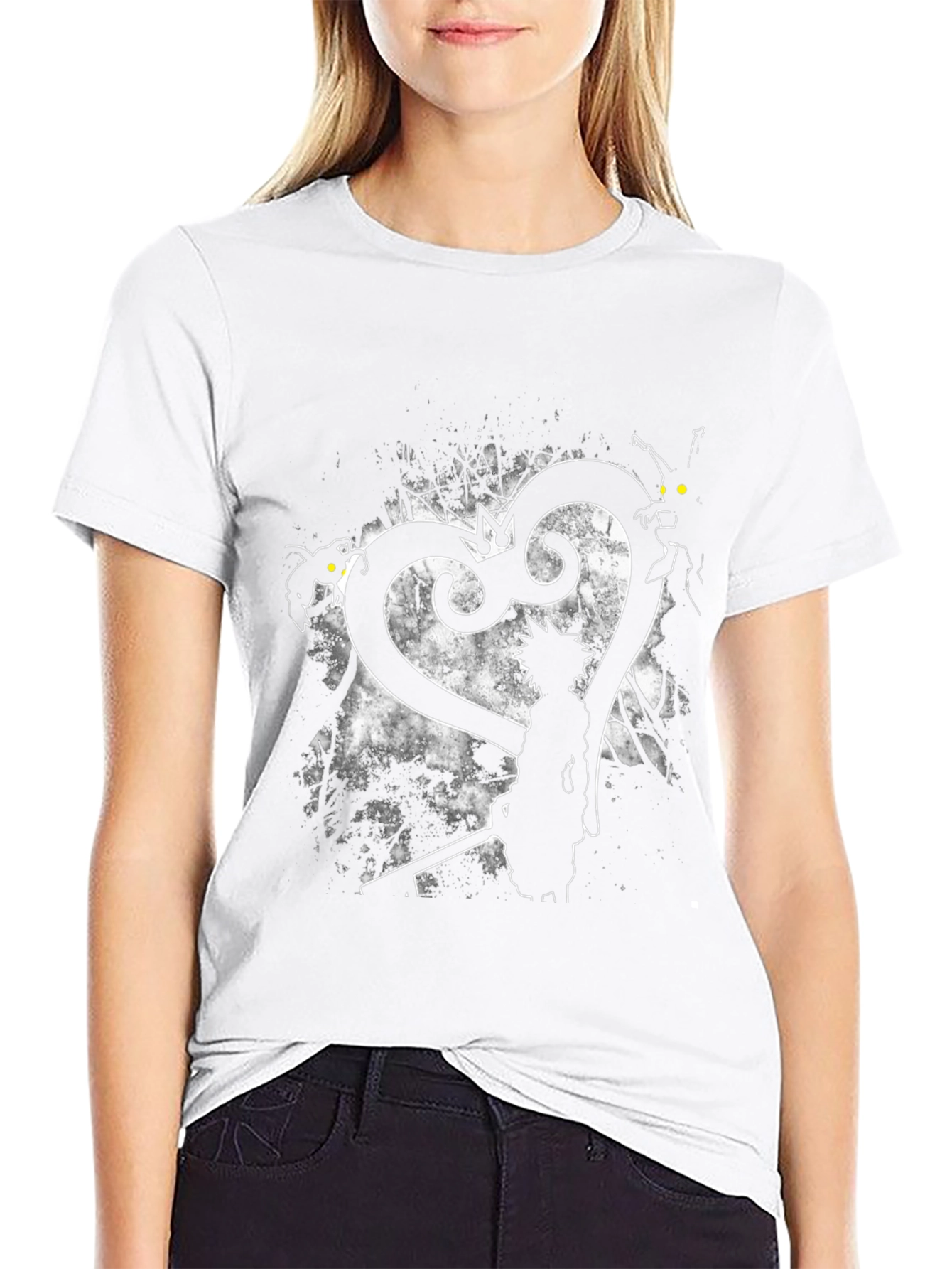 Kingdom Hearts Graphic T-Shirt - Black