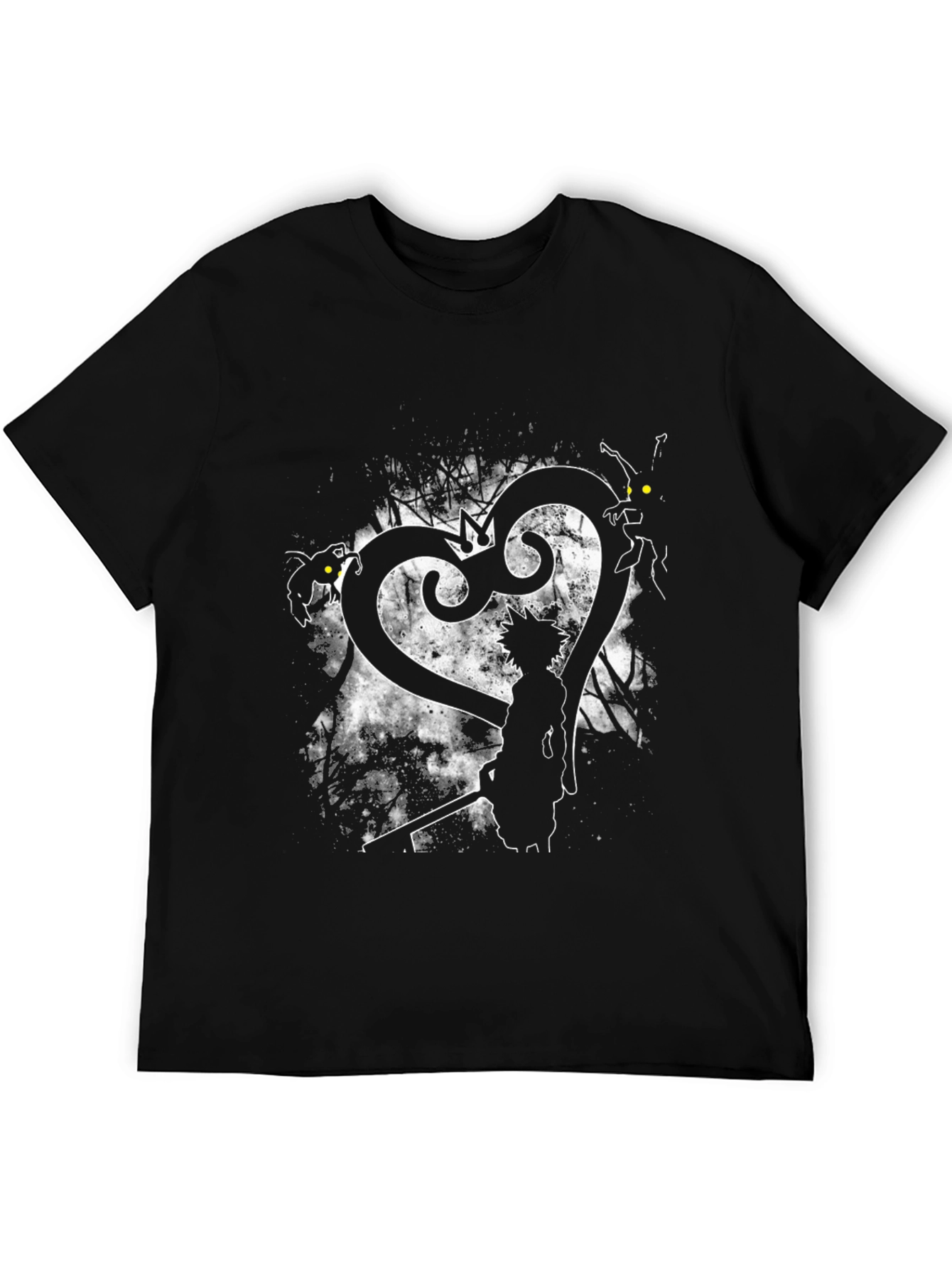 Kingdom Hearts Graphic T-Shirt - Black