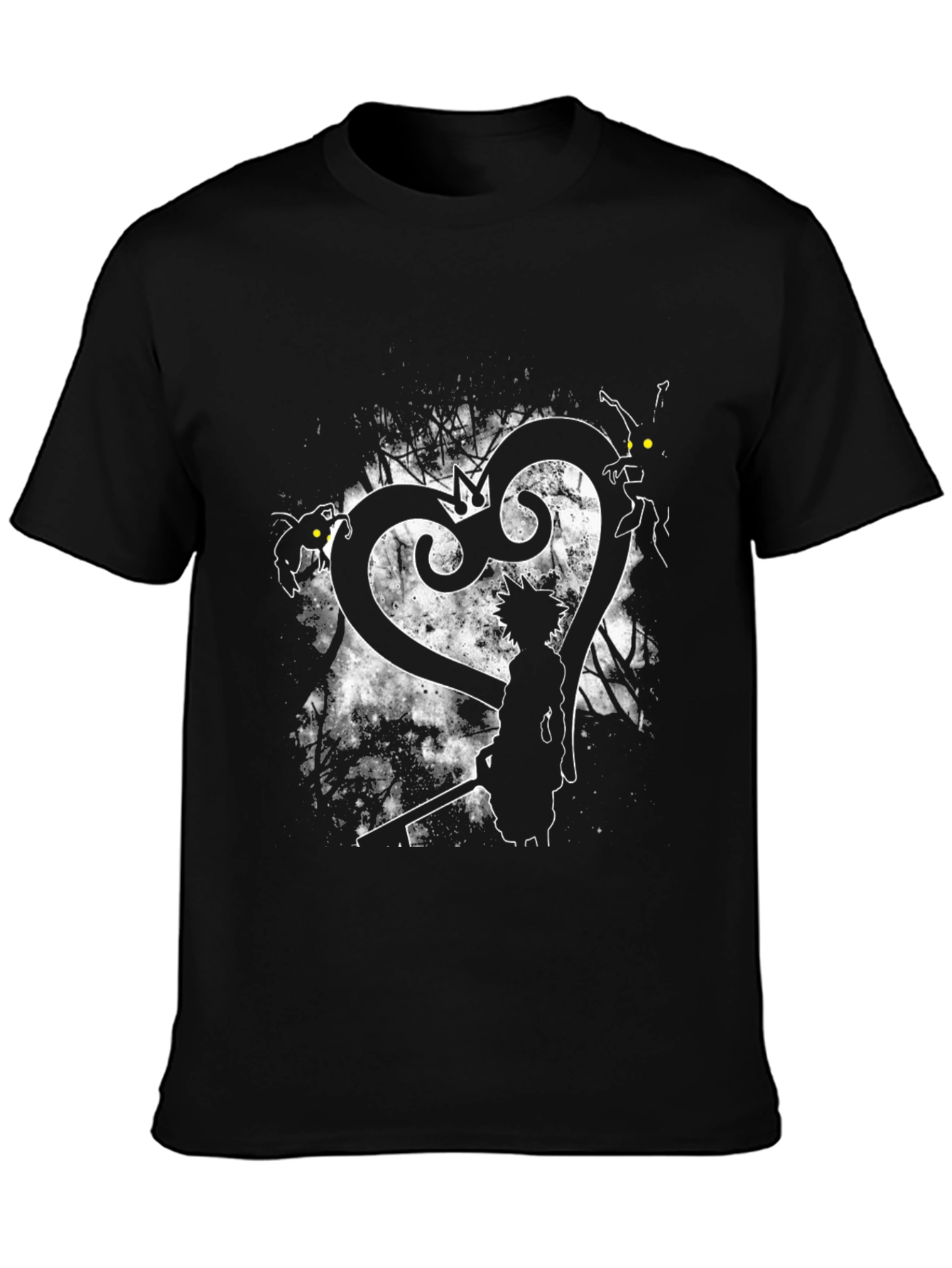 Kingdom Hearts Graphic T-Shirt - Black
