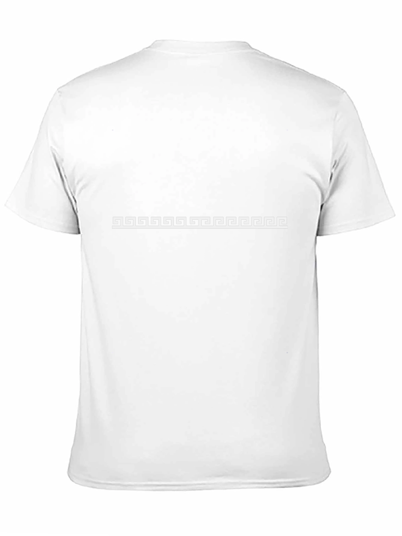 Modern Greek Key Pattern T-Shirt - Stylish Black Tee