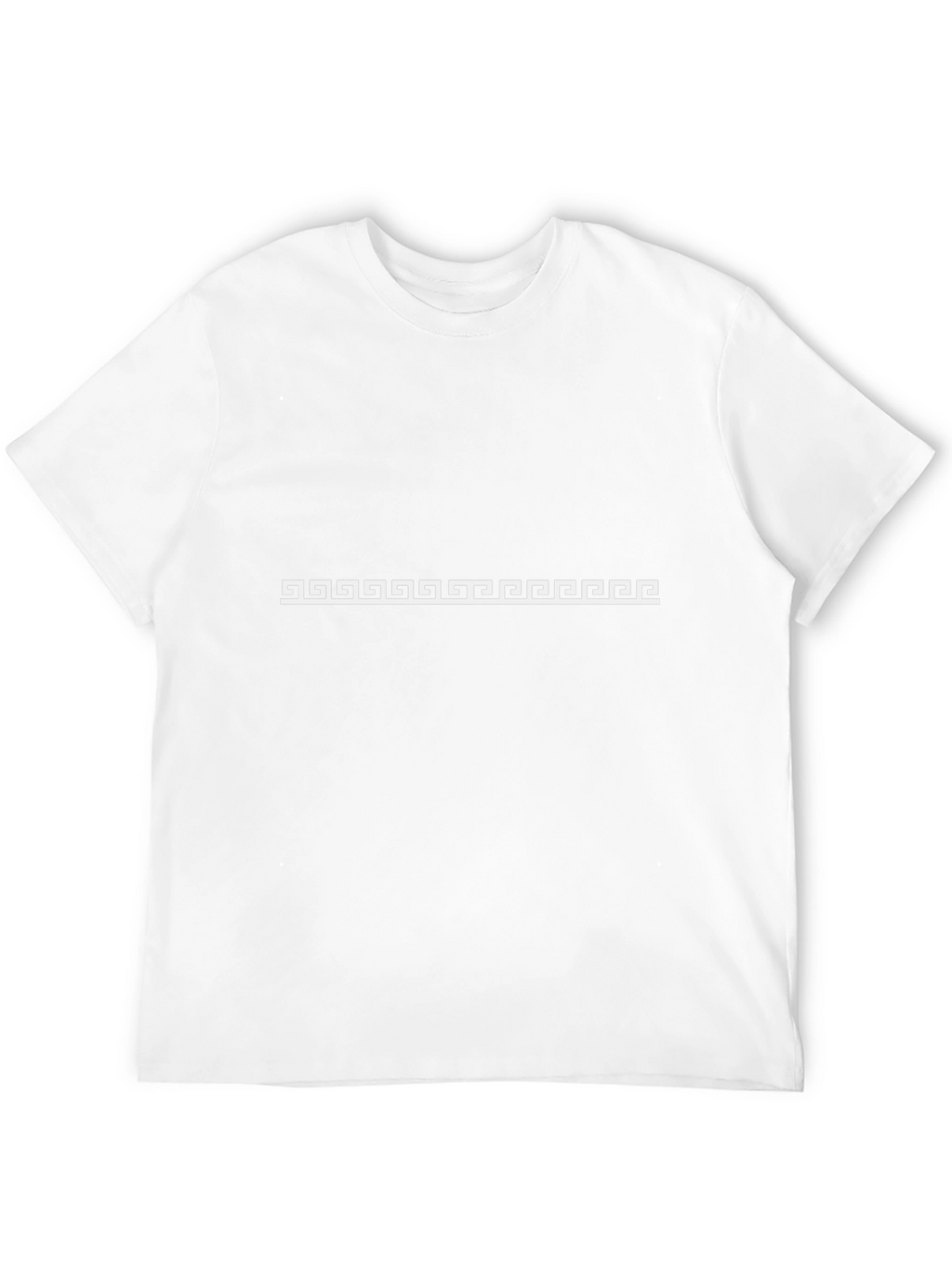 Modern Greek Key Pattern T-Shirt - Stylish Black Tee