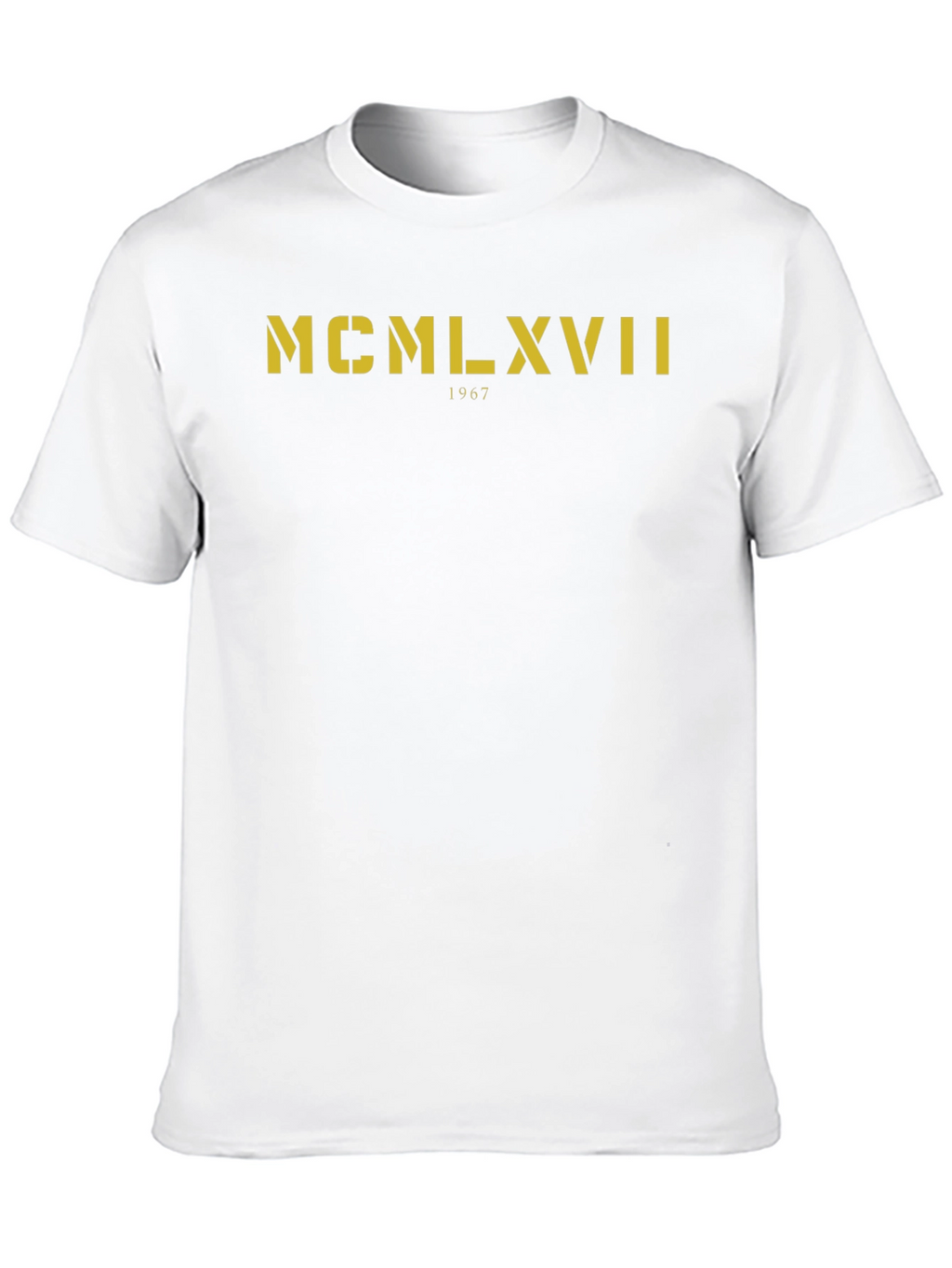 Roman Numeral MCMLXVII 1967 Graphic T-Shirt